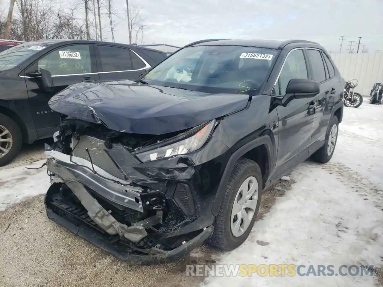 2 Photograph of a damaged car 2T3F1RFV6MC147862 TOYOTA RAV4 2021