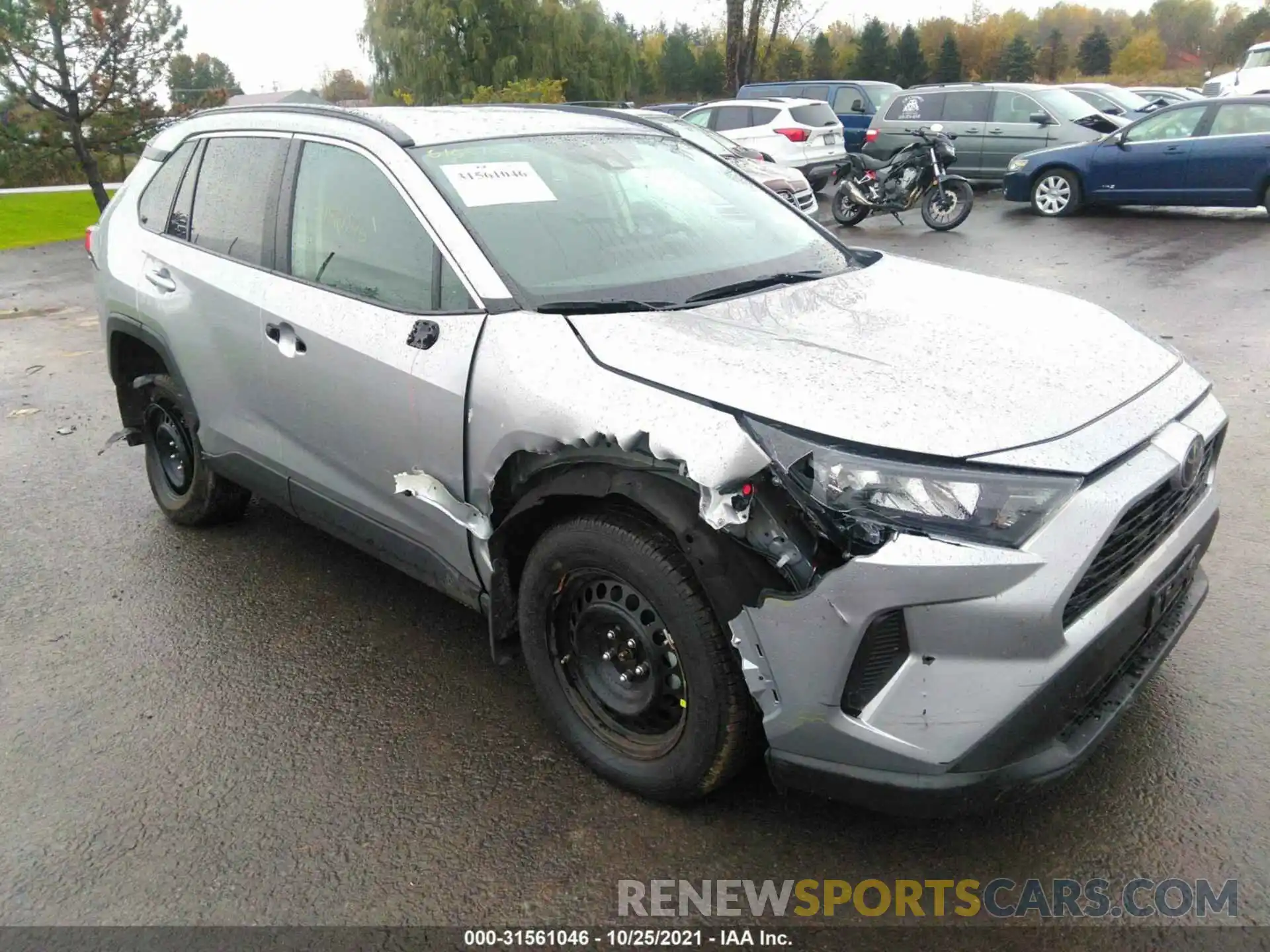 1 Photograph of a damaged car 2T3F1RFV6MC156254 TOYOTA RAV4 2021