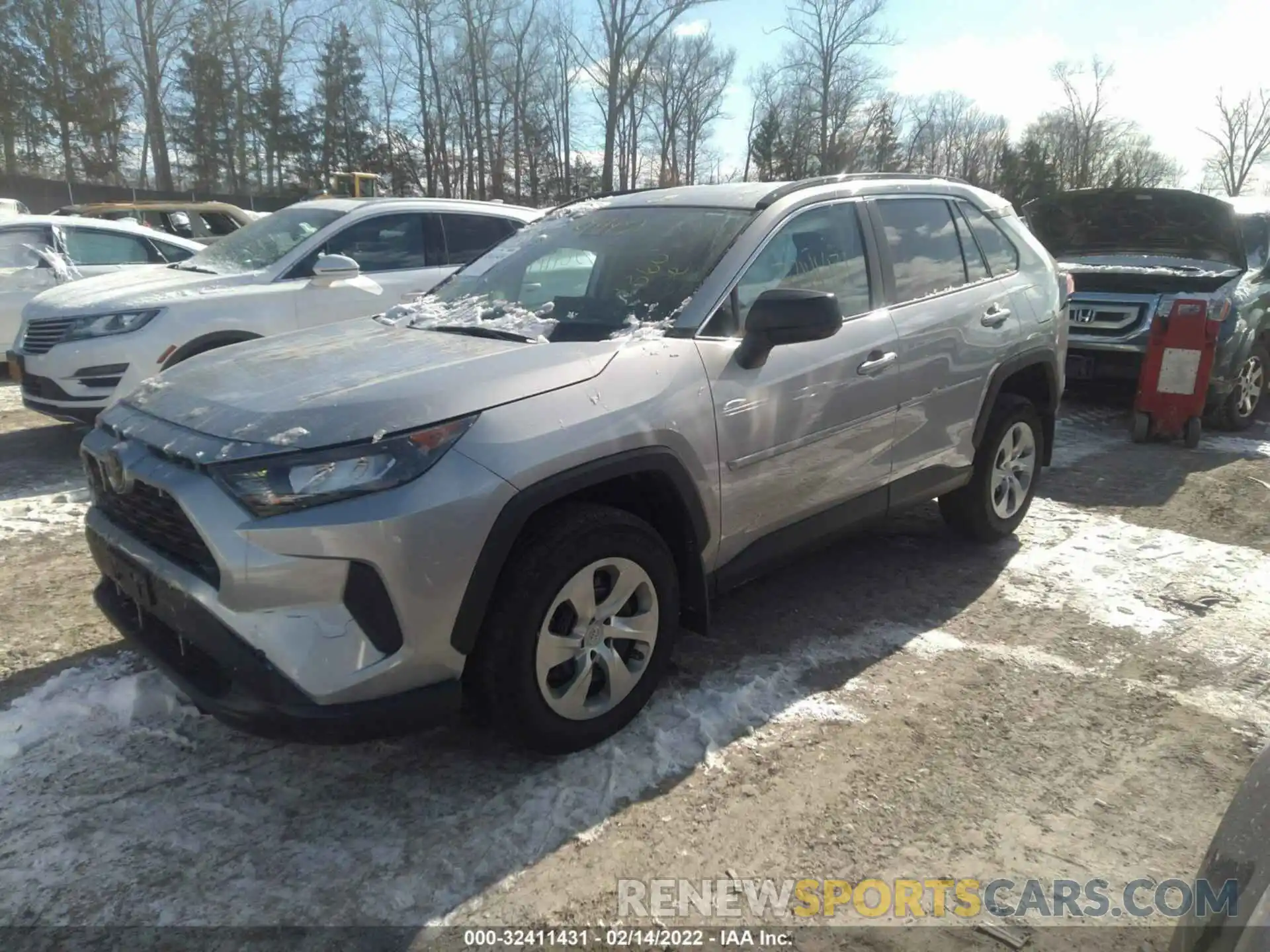 2 Photograph of a damaged car 2T3F1RFV6MC174561 TOYOTA RAV4 2021