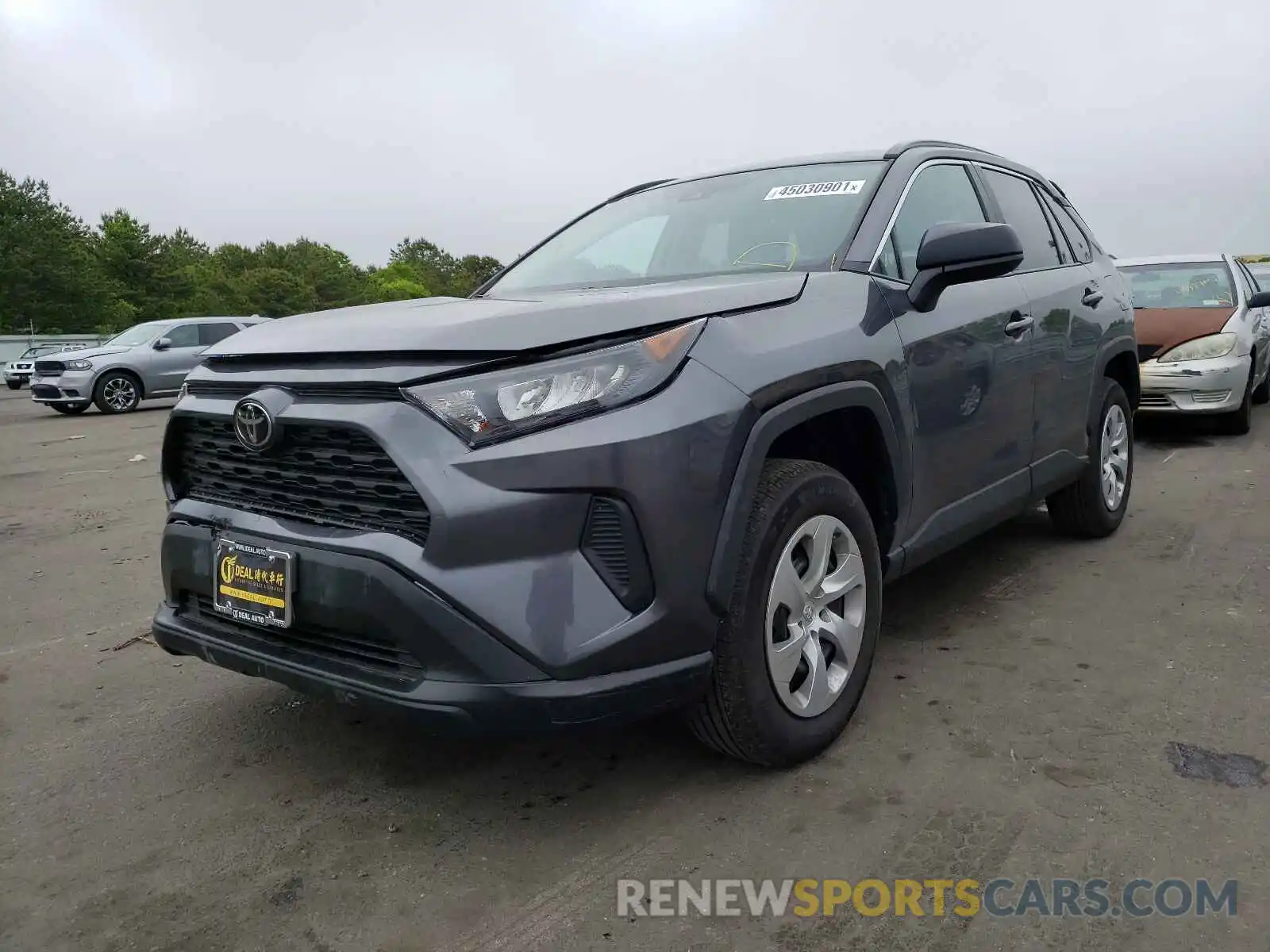 2 Photograph of a damaged car 2T3F1RFV6MC183972 TOYOTA RAV4 2021