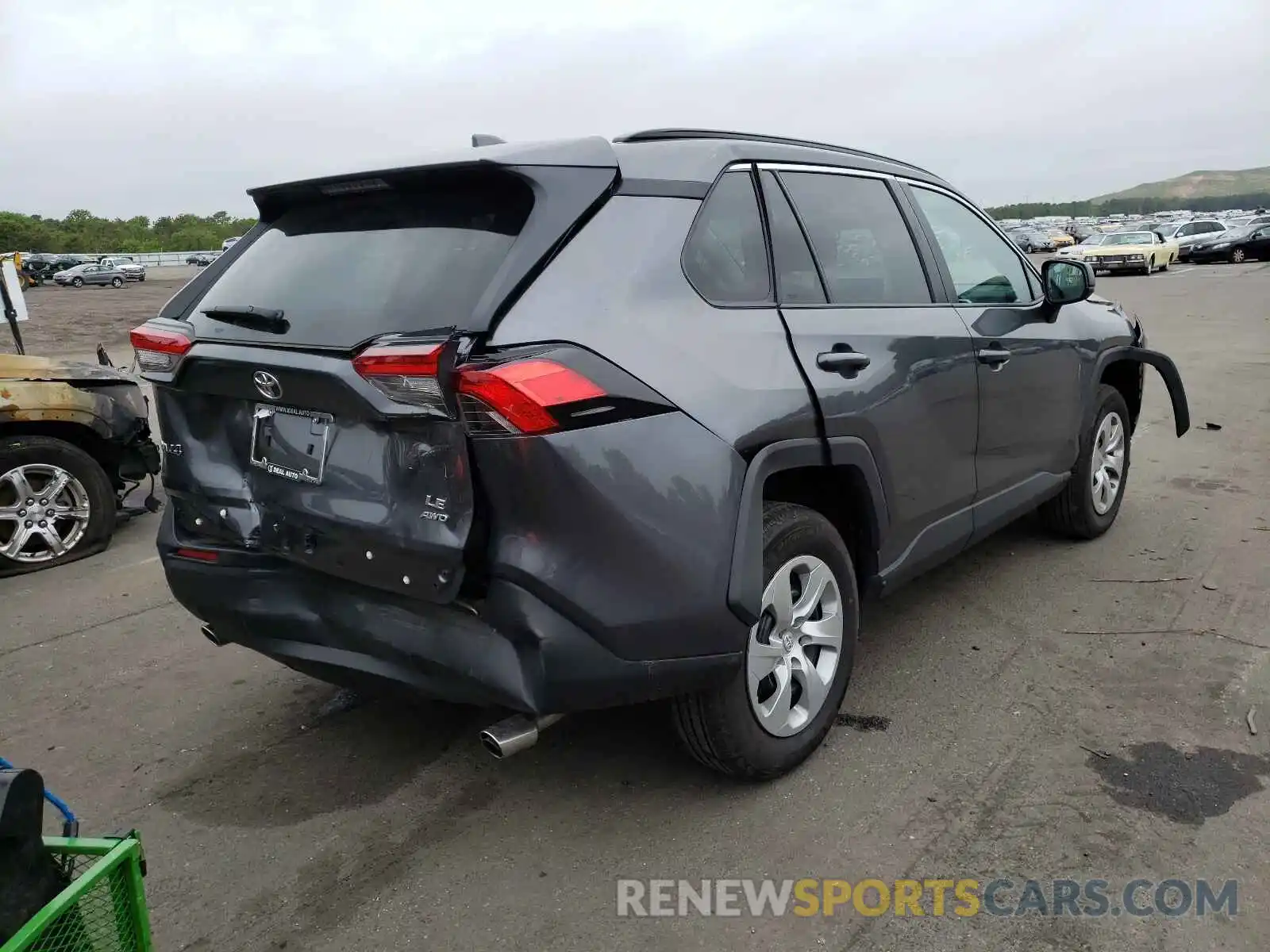 4 Photograph of a damaged car 2T3F1RFV6MC183972 TOYOTA RAV4 2021