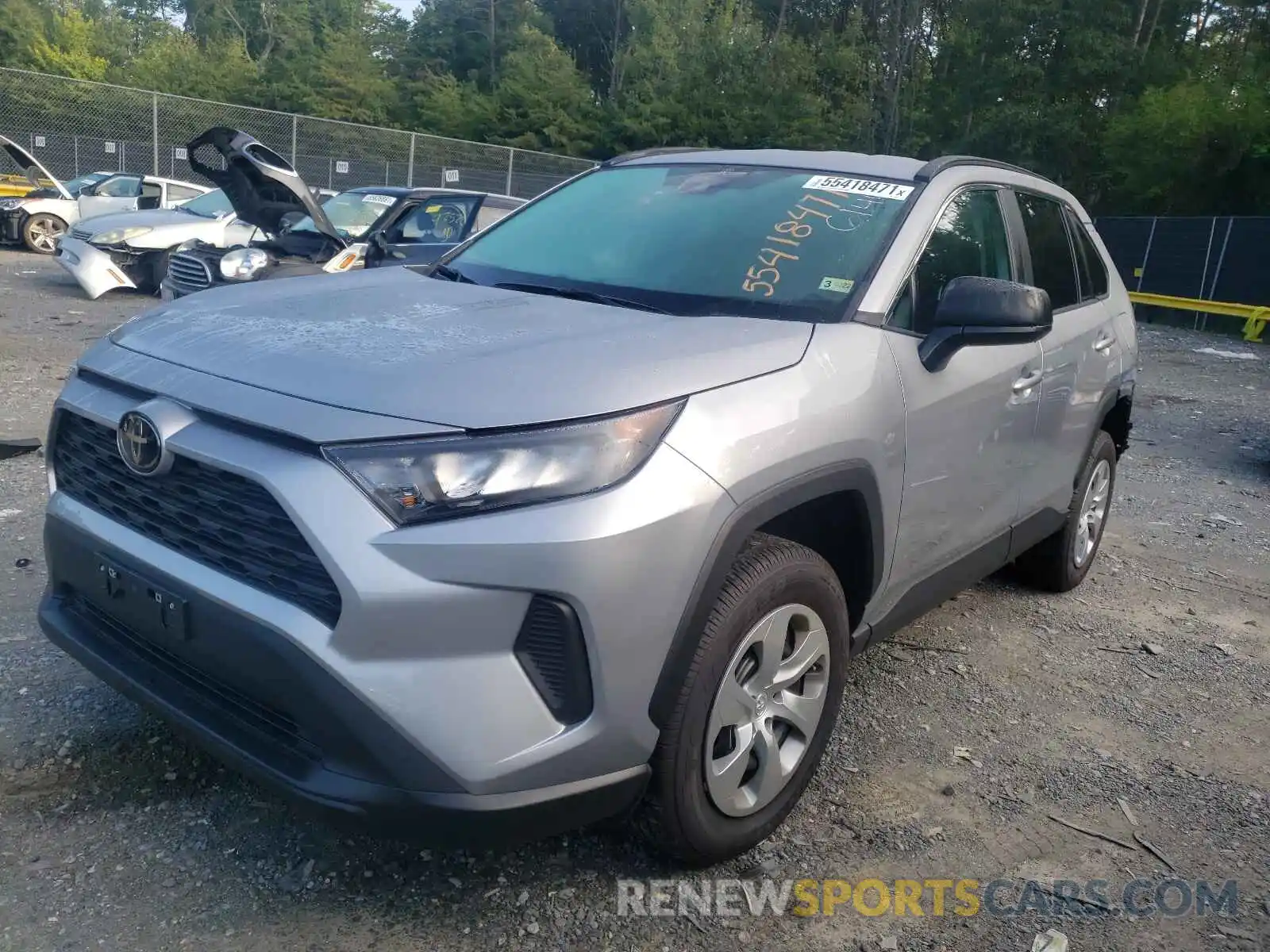 2 Photograph of a damaged car 2T3F1RFV6MC194101 TOYOTA RAV4 2021