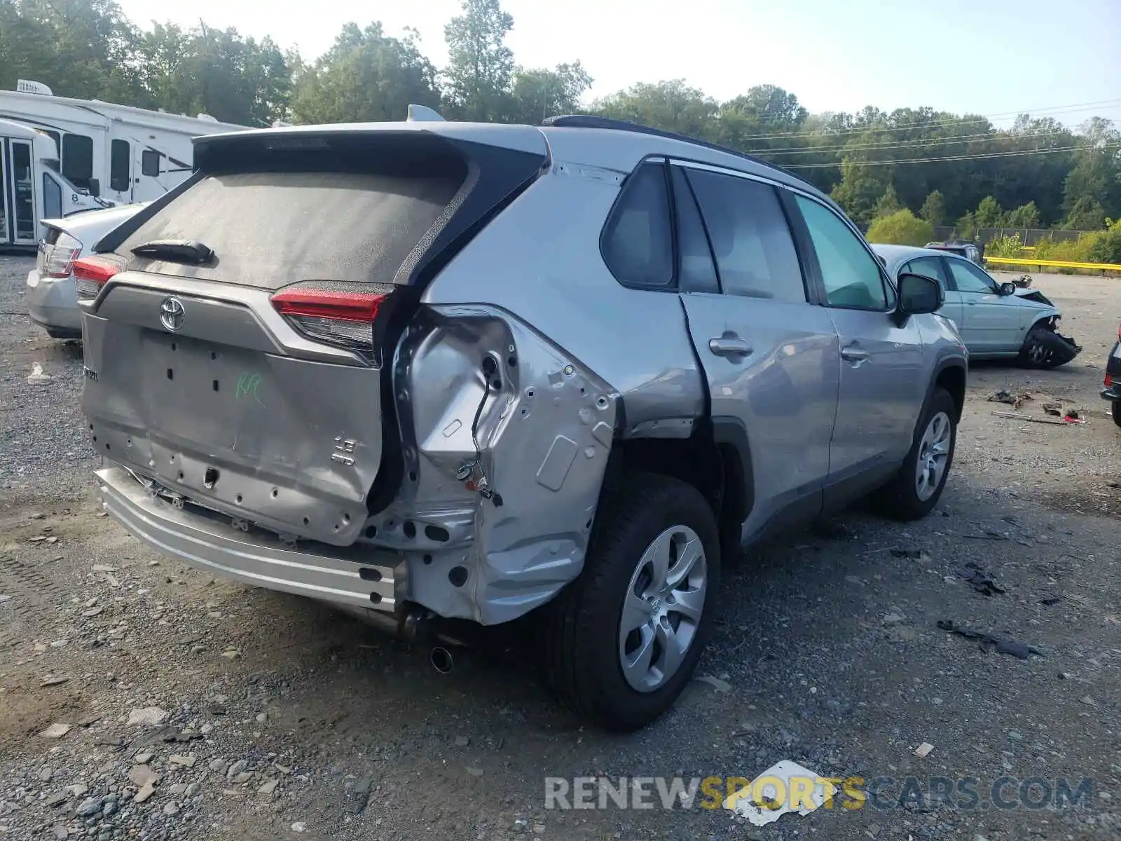 4 Photograph of a damaged car 2T3F1RFV6MC194101 TOYOTA RAV4 2021