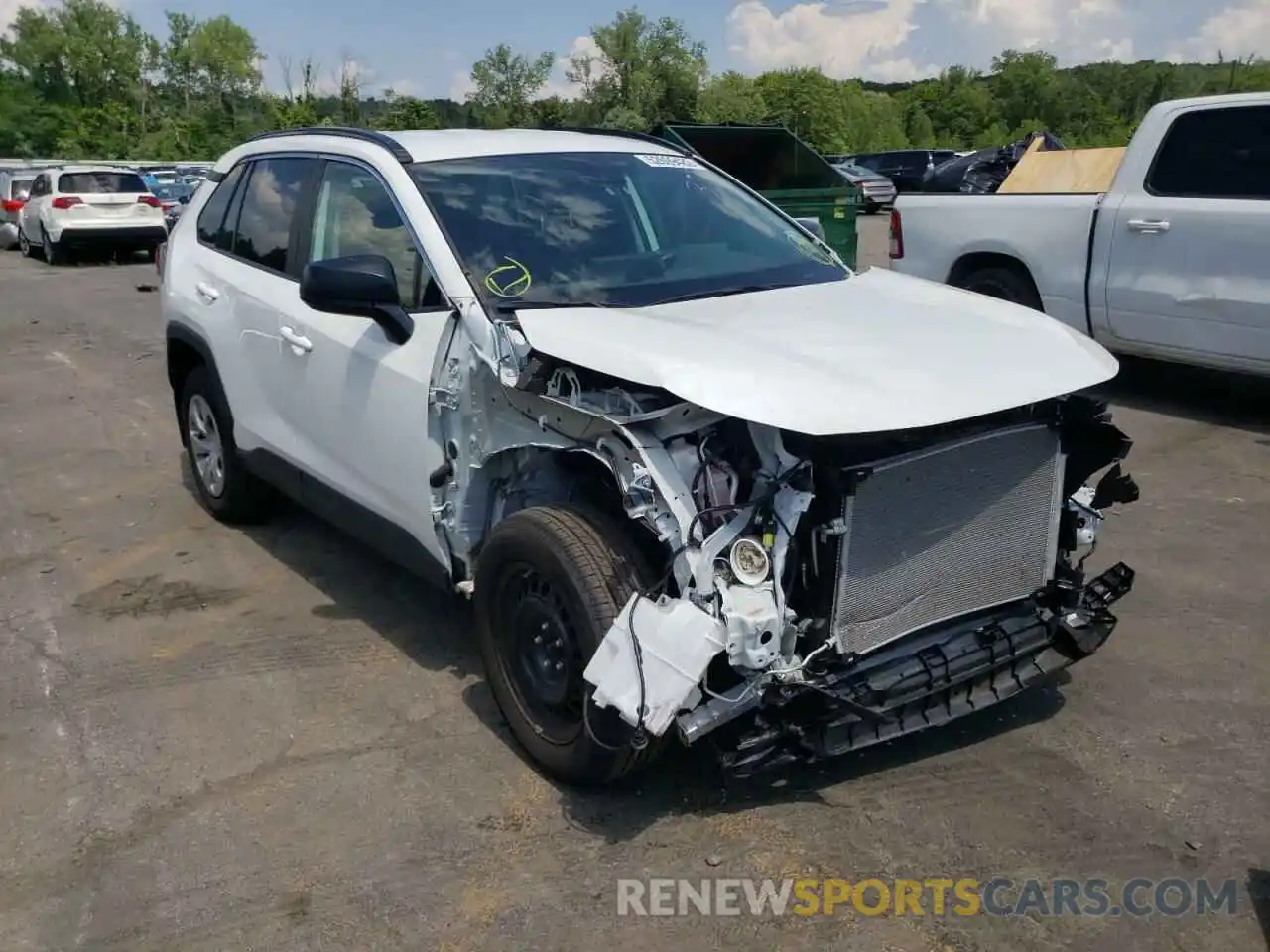 1 Photograph of a damaged car 2T3F1RFV6MC203976 TOYOTA RAV4 2021