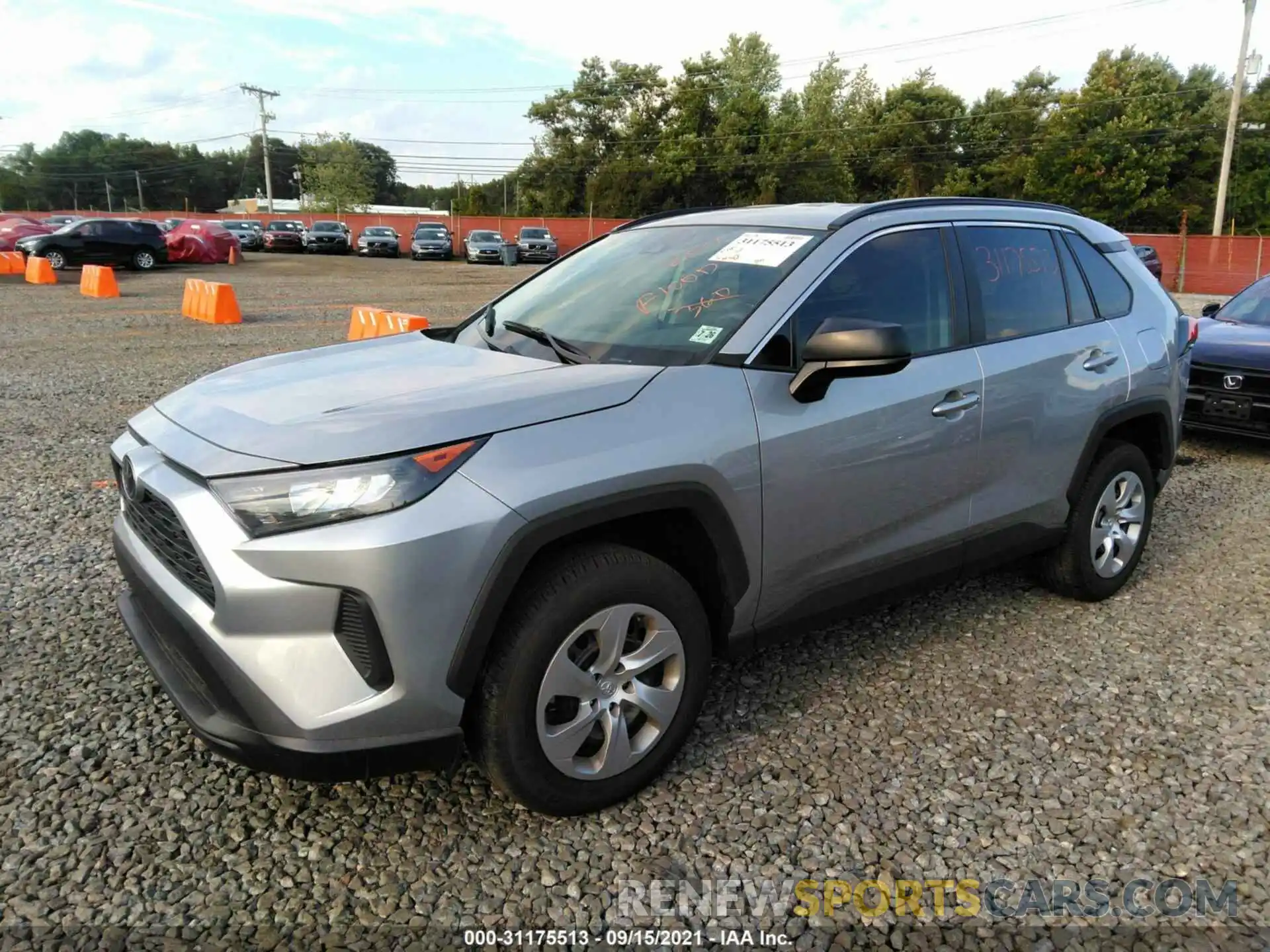 2 Photograph of a damaged car 2T3F1RFV6MC205680 TOYOTA RAV4 2021