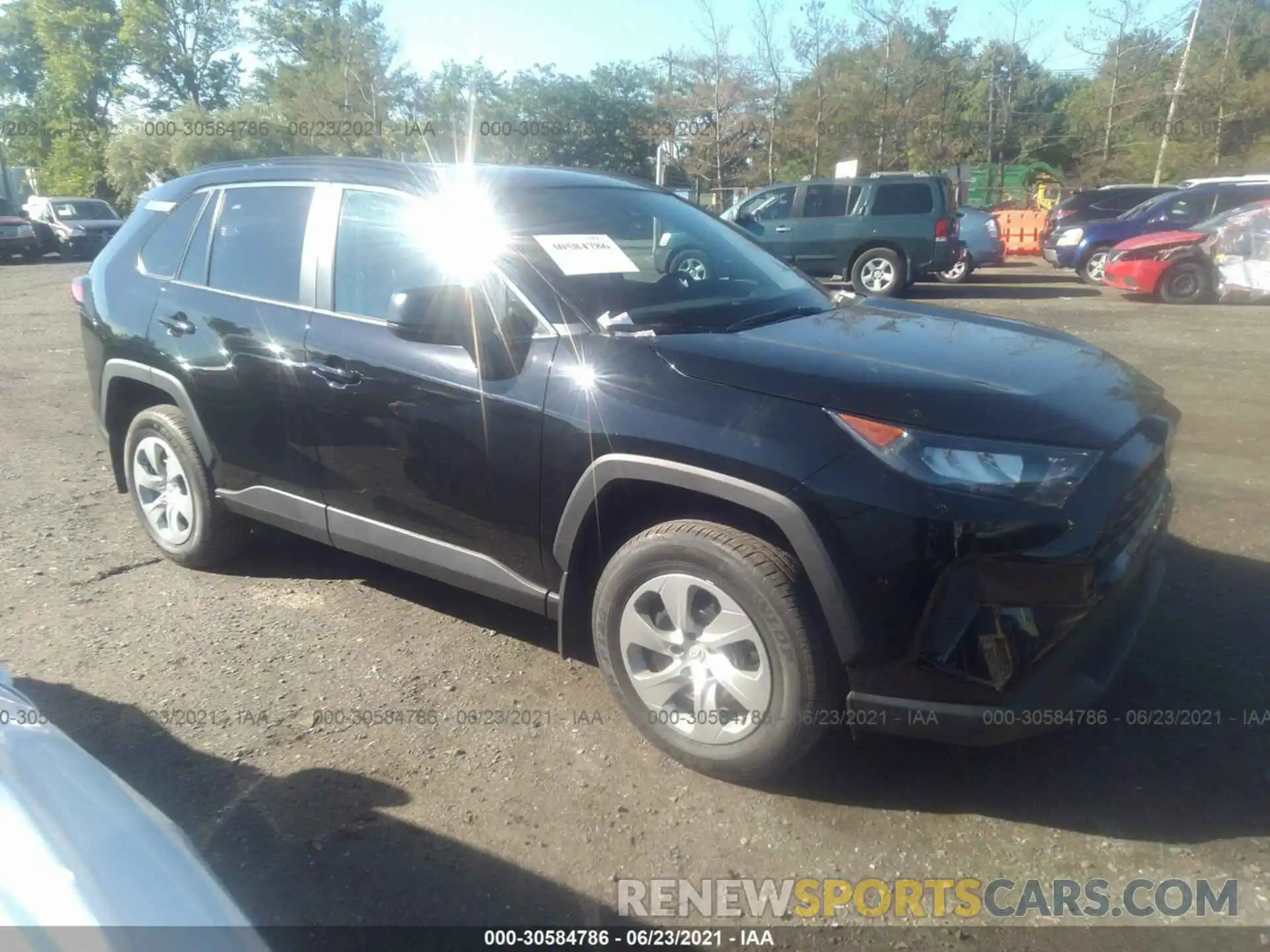 1 Photograph of a damaged car 2T3F1RFV6MC209616 TOYOTA RAV4 2021