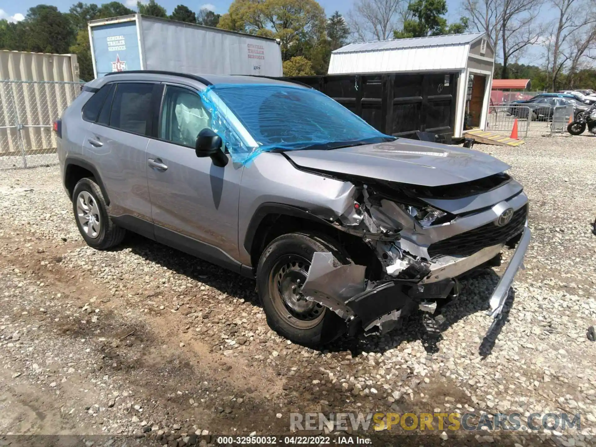 1 Photograph of a damaged car 2T3F1RFV6MC211740 TOYOTA RAV4 2021