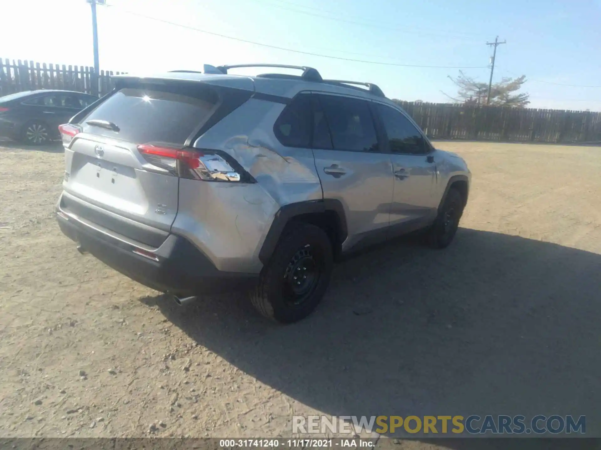 4 Photograph of a damaged car 2T3F1RFV6MC215125 TOYOTA RAV4 2021