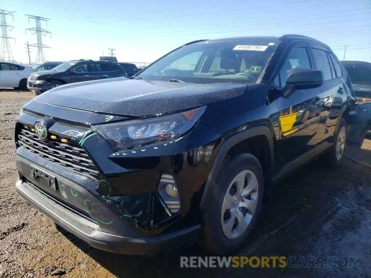 1 Photograph of a damaged car 2T3F1RFV6MC229624 TOYOTA RAV4 2021