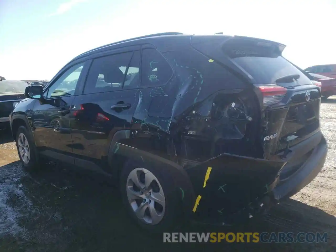 2 Photograph of a damaged car 2T3F1RFV6MC229624 TOYOTA RAV4 2021