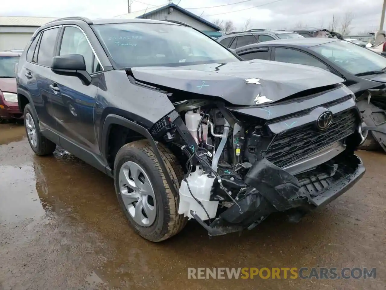 1 Photograph of a damaged car 2T3F1RFV6MC237853 TOYOTA RAV4 2021