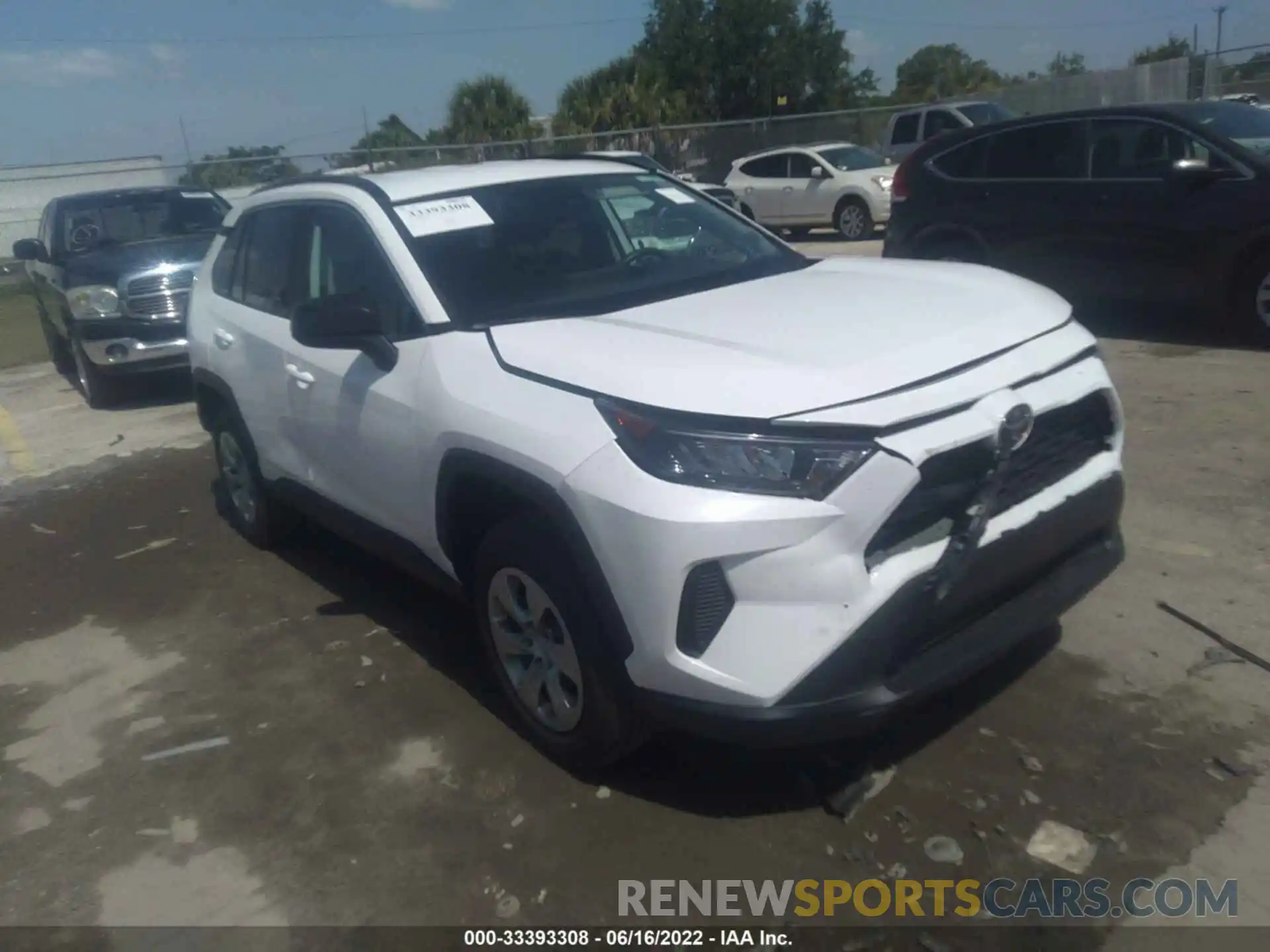 1 Photograph of a damaged car 2T3F1RFV6MC243619 TOYOTA RAV4 2021