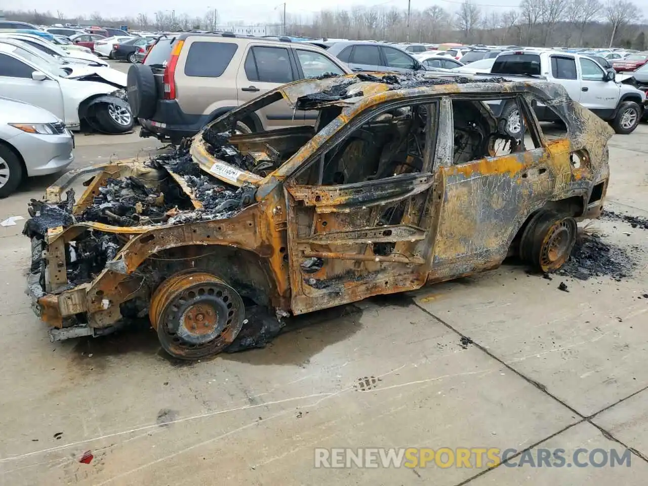 1 Photograph of a damaged car 2T3F1RFV6MC251414 TOYOTA RAV4 2021