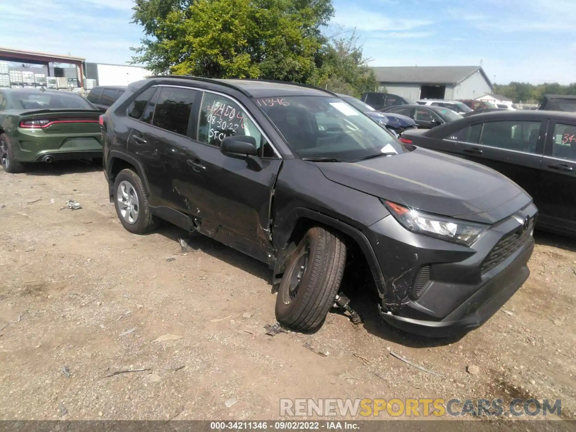 1 Photograph of a damaged car 2T3F1RFV6MC255737 TOYOTA RAV4 2021