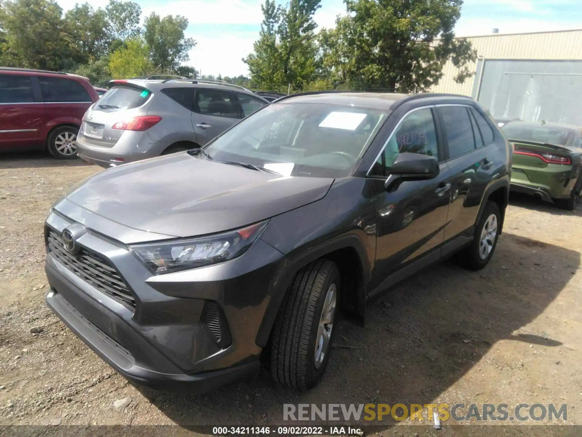 2 Photograph of a damaged car 2T3F1RFV6MC255737 TOYOTA RAV4 2021