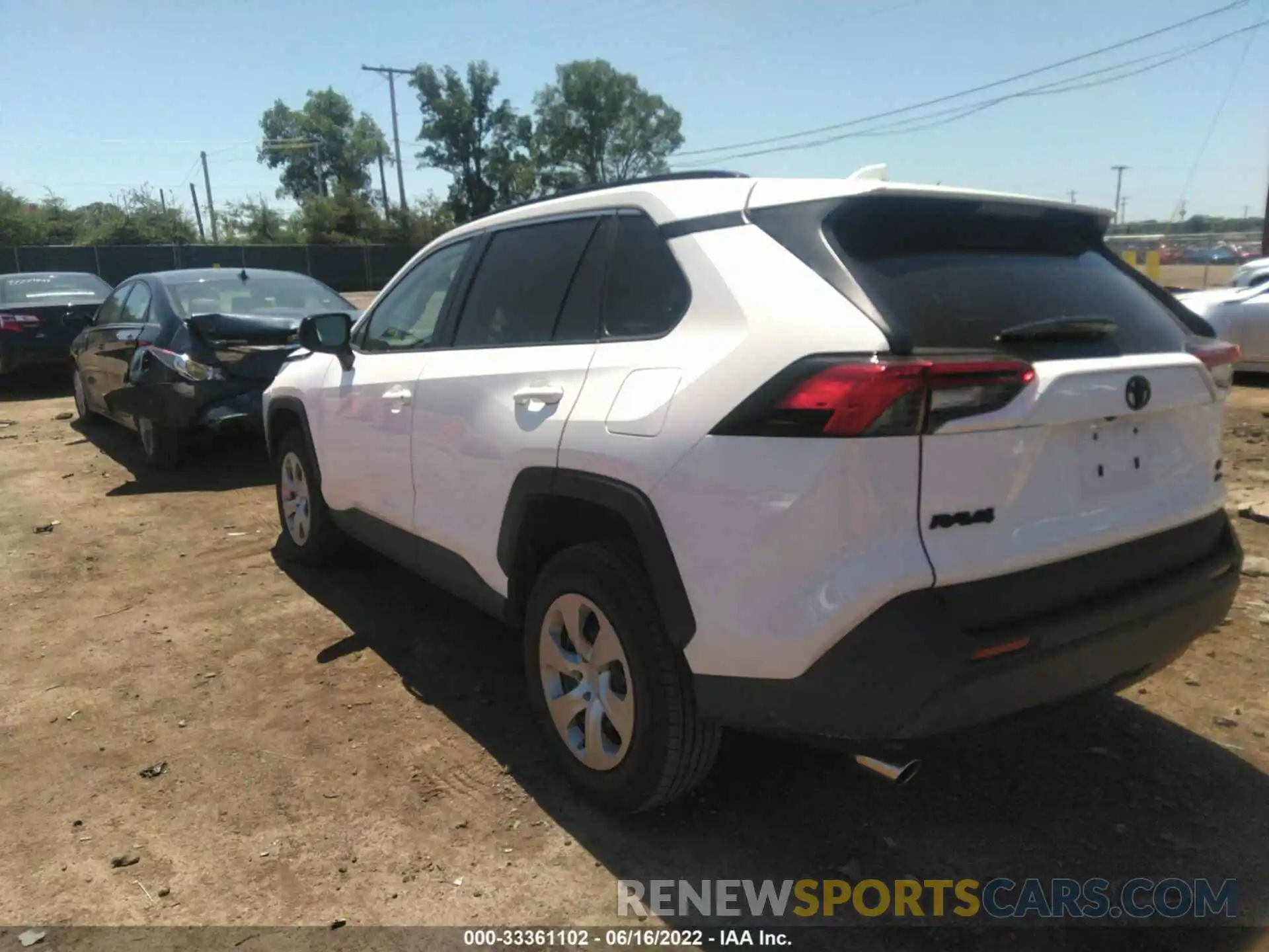 3 Photograph of a damaged car 2T3F1RFV6MW167575 TOYOTA RAV4 2021