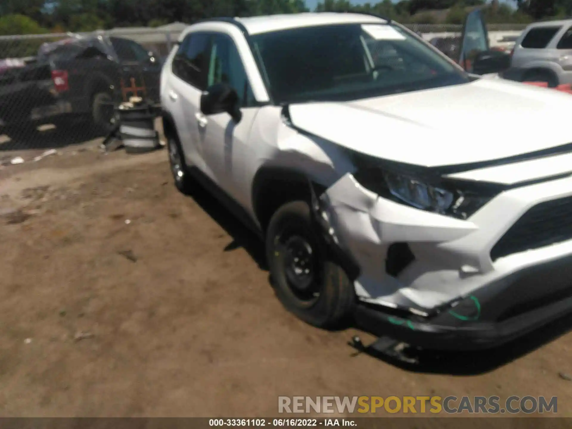 6 Photograph of a damaged car 2T3F1RFV6MW167575 TOYOTA RAV4 2021