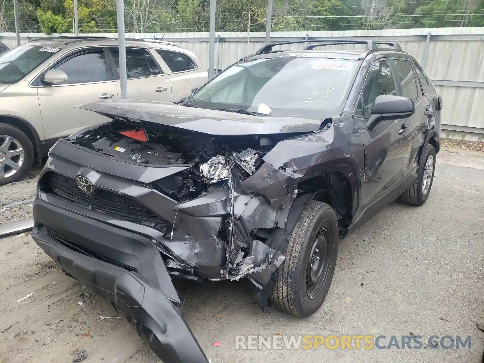 2 Photograph of a damaged car 2T3F1RFV6MW184313 TOYOTA RAV4 2021