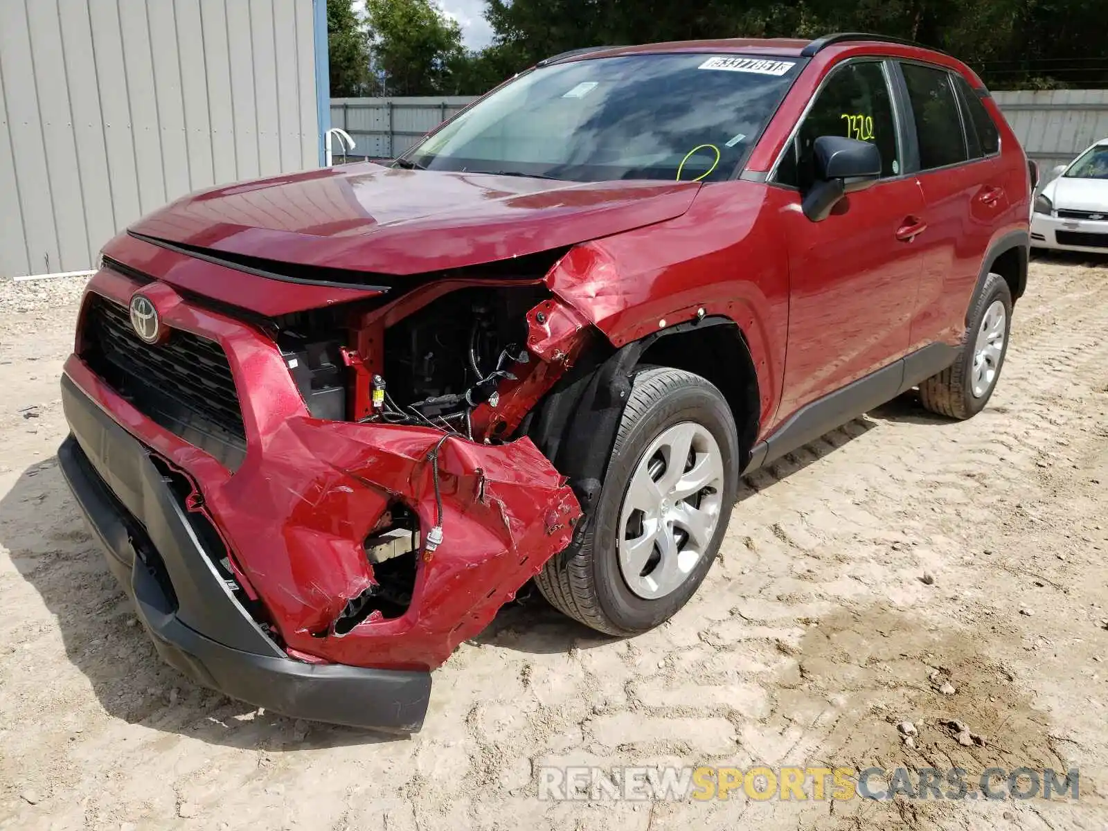 2 Photograph of a damaged car 2T3F1RFV6MW185901 TOYOTA RAV4 2021