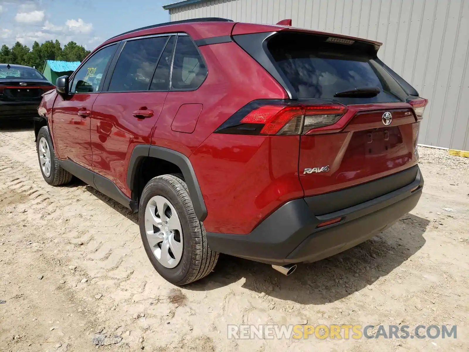 3 Photograph of a damaged car 2T3F1RFV6MW185901 TOYOTA RAV4 2021