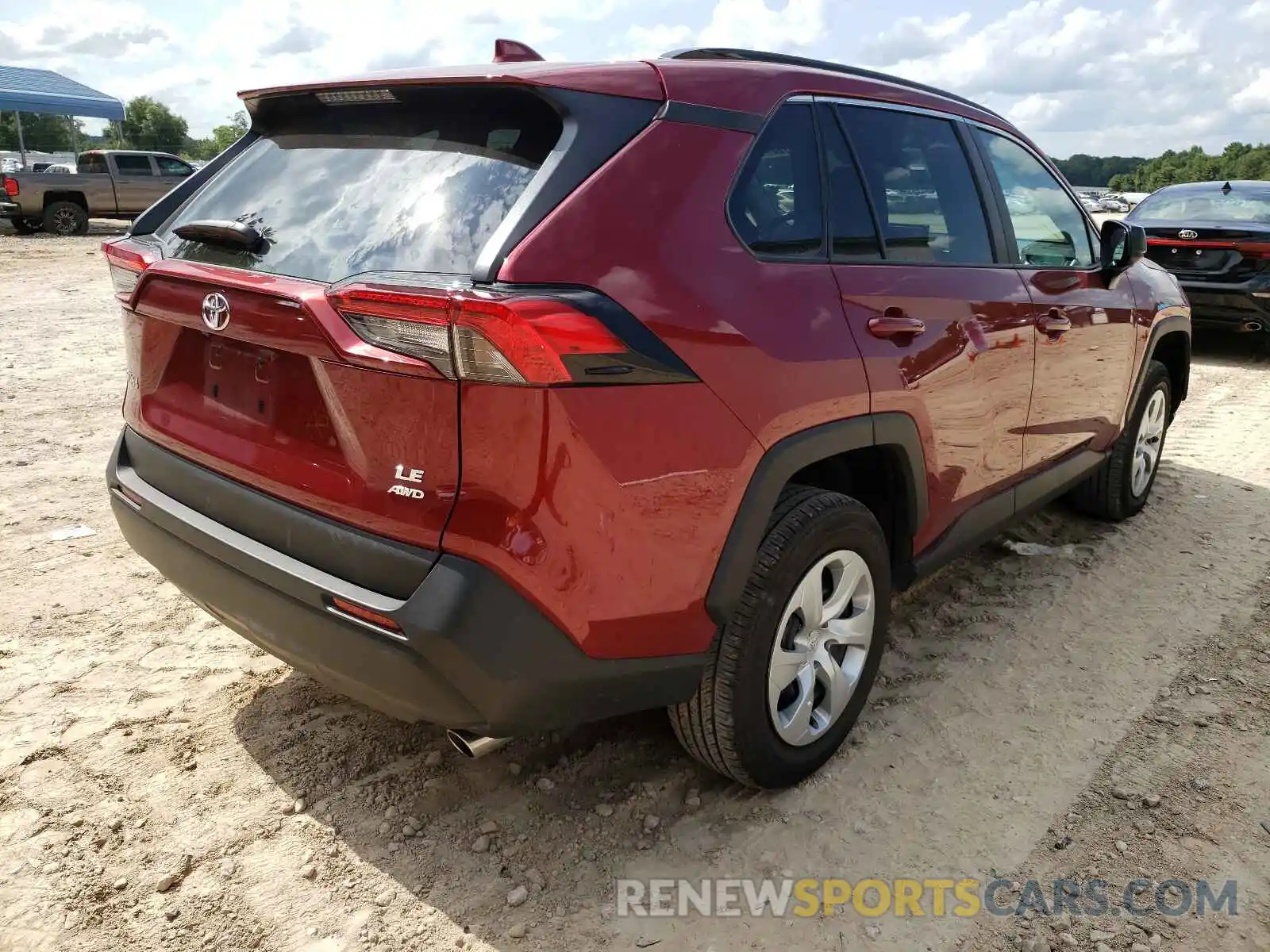 4 Photograph of a damaged car 2T3F1RFV6MW185901 TOYOTA RAV4 2021