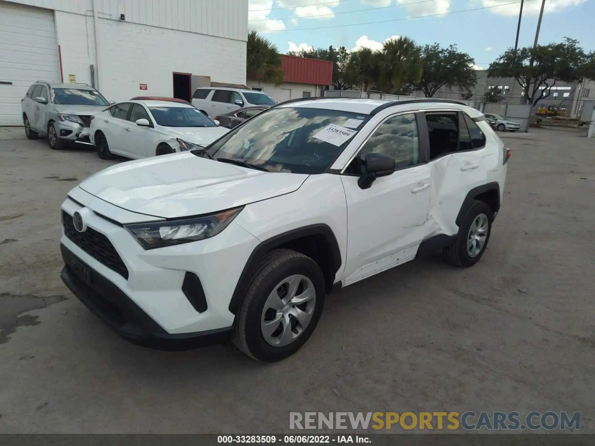 2 Photograph of a damaged car 2T3F1RFV6MW186286 TOYOTA RAV4 2021