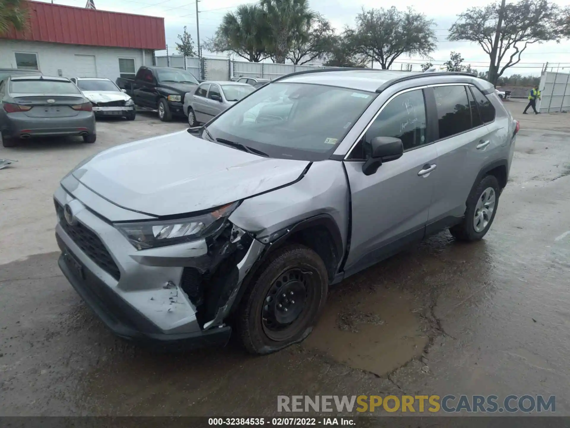 2 Photograph of a damaged car 2T3F1RFV6MW187065 TOYOTA RAV4 2021