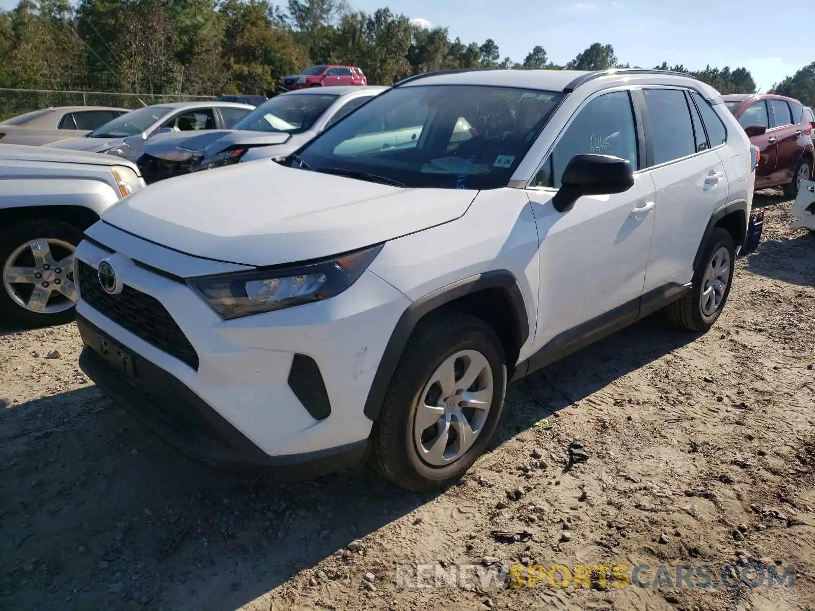 2 Photograph of a damaged car 2T3F1RFV6MW203376 TOYOTA RAV4 2021