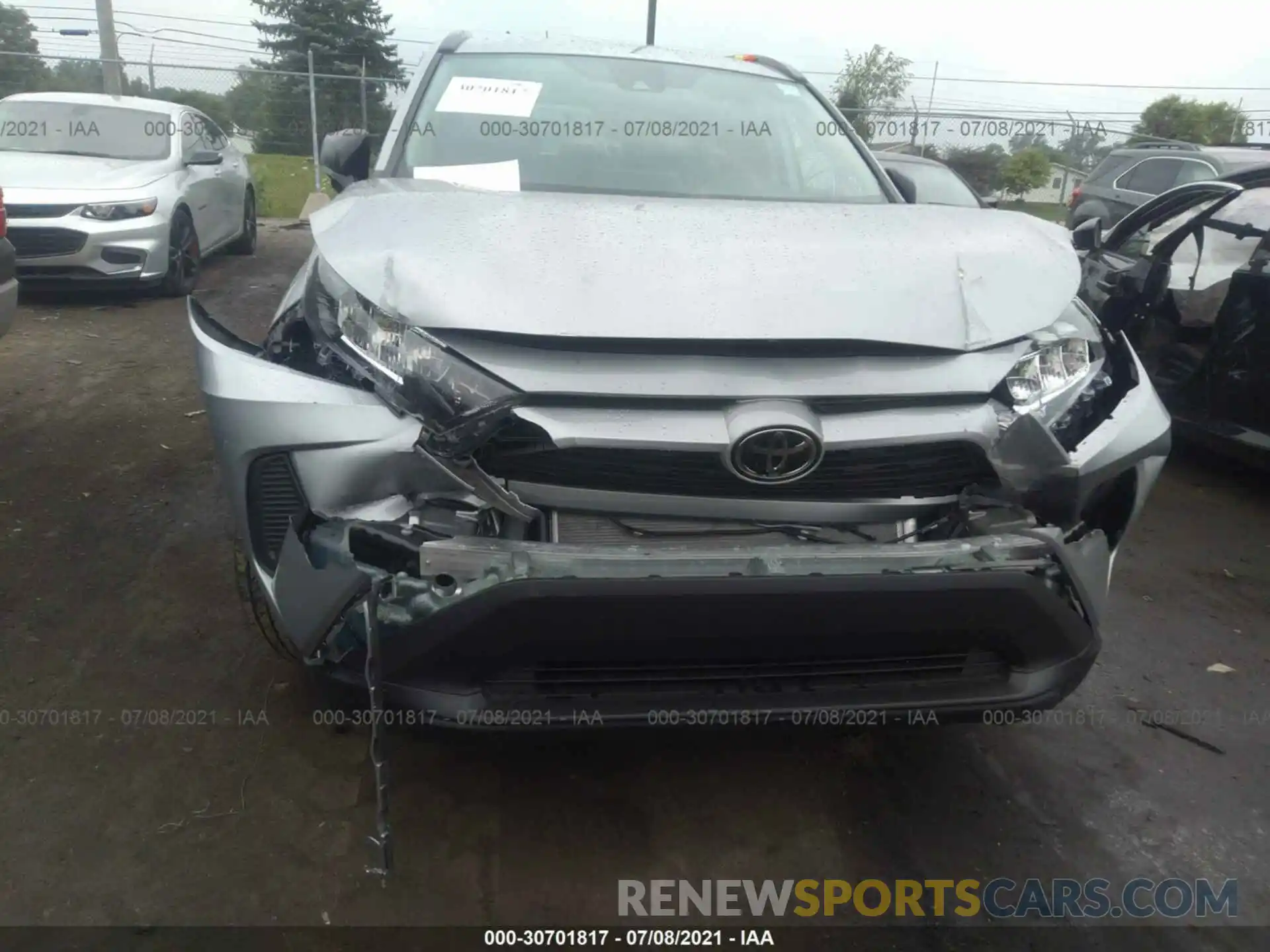 6 Photograph of a damaged car 2T3F1RFV6MW205080 TOYOTA RAV4 2021