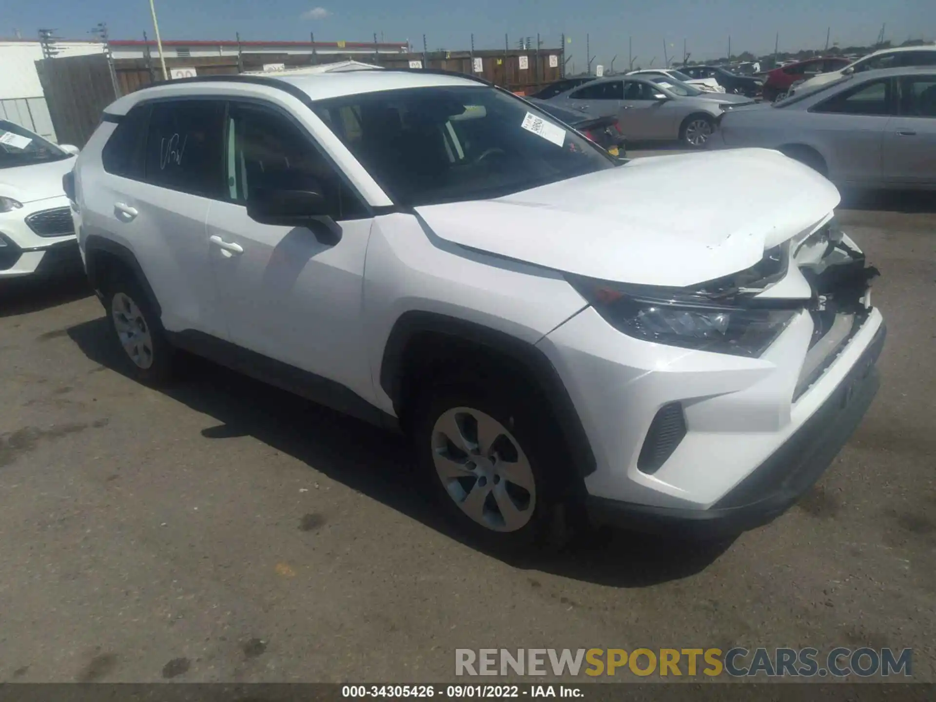 1 Photograph of a damaged car 2T3F1RFV6MW208500 TOYOTA RAV4 2021