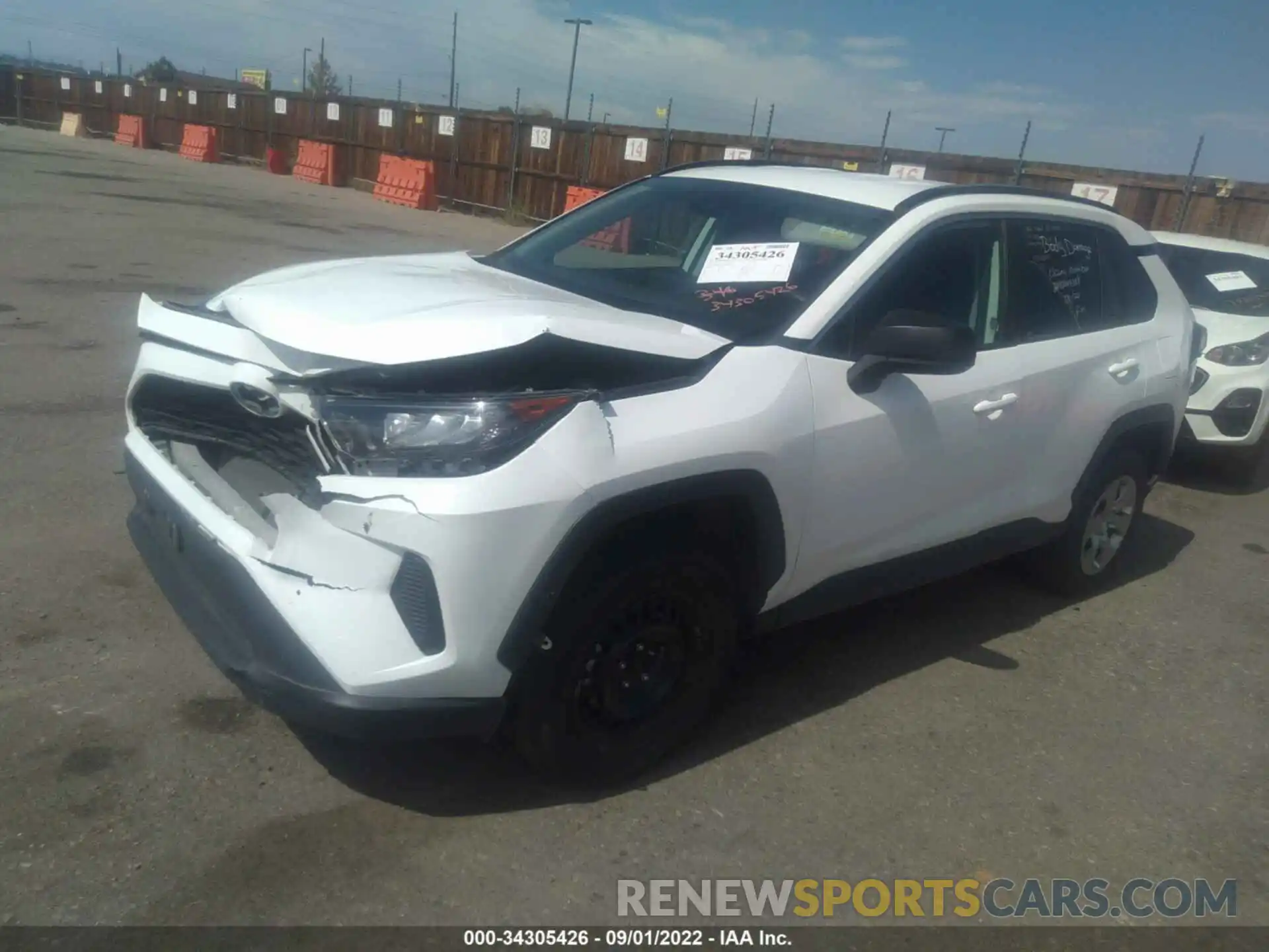 2 Photograph of a damaged car 2T3F1RFV6MW208500 TOYOTA RAV4 2021