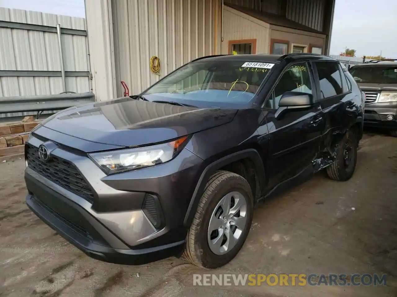 2 Photograph of a damaged car 2T3F1RFV7MC165013 TOYOTA RAV4 2021