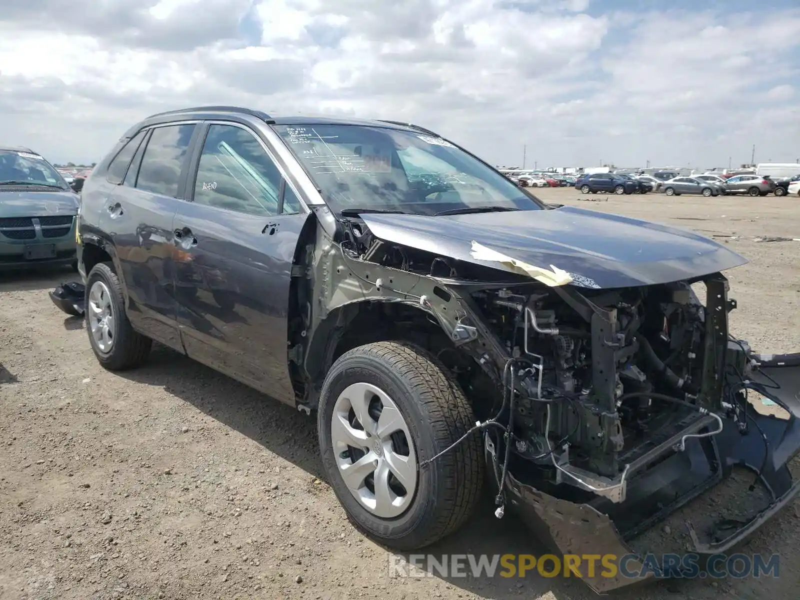 1 Photograph of a damaged car 2T3F1RFV7MC169322 TOYOTA RAV4 2021