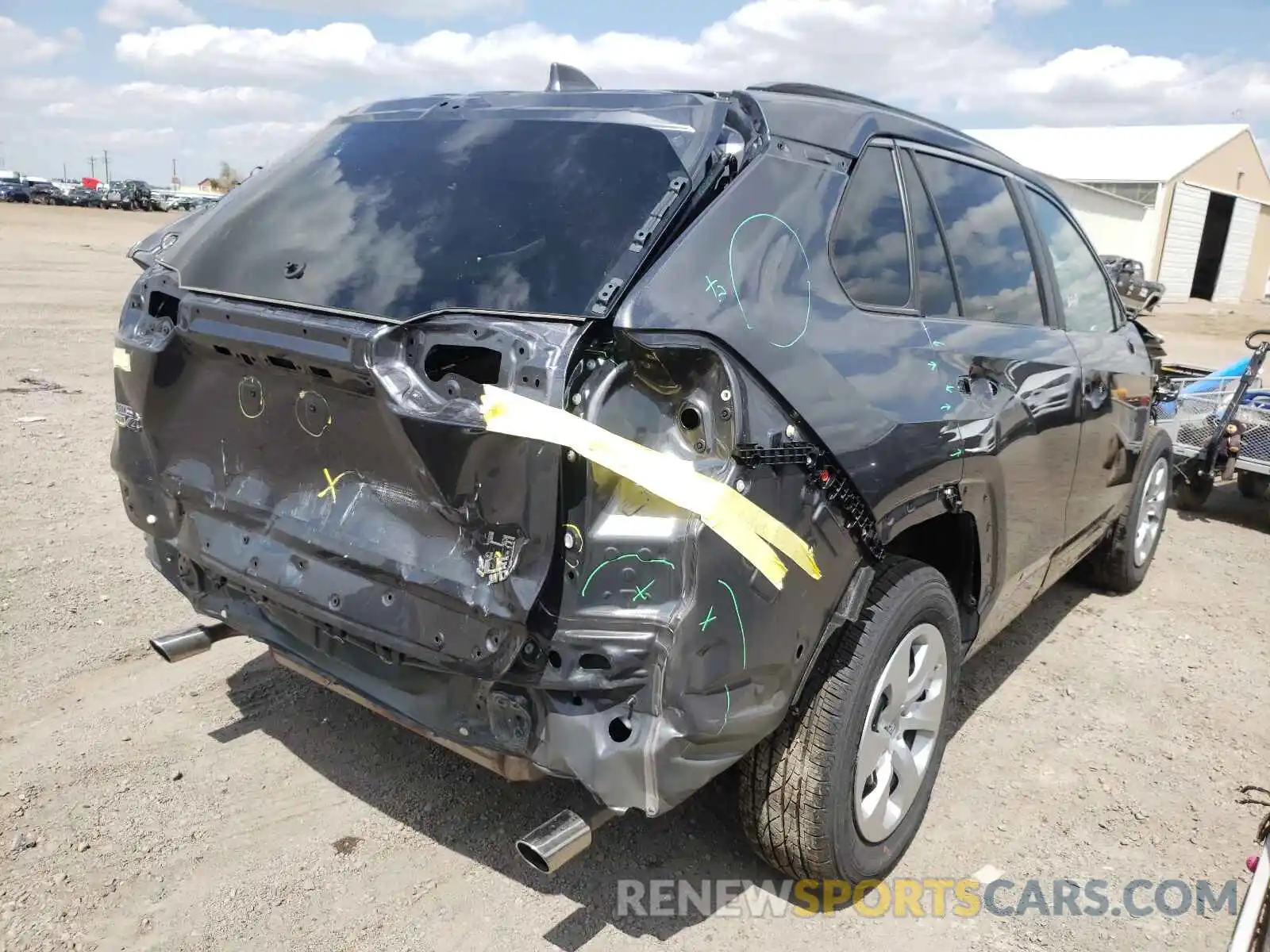 4 Photograph of a damaged car 2T3F1RFV7MC169322 TOYOTA RAV4 2021