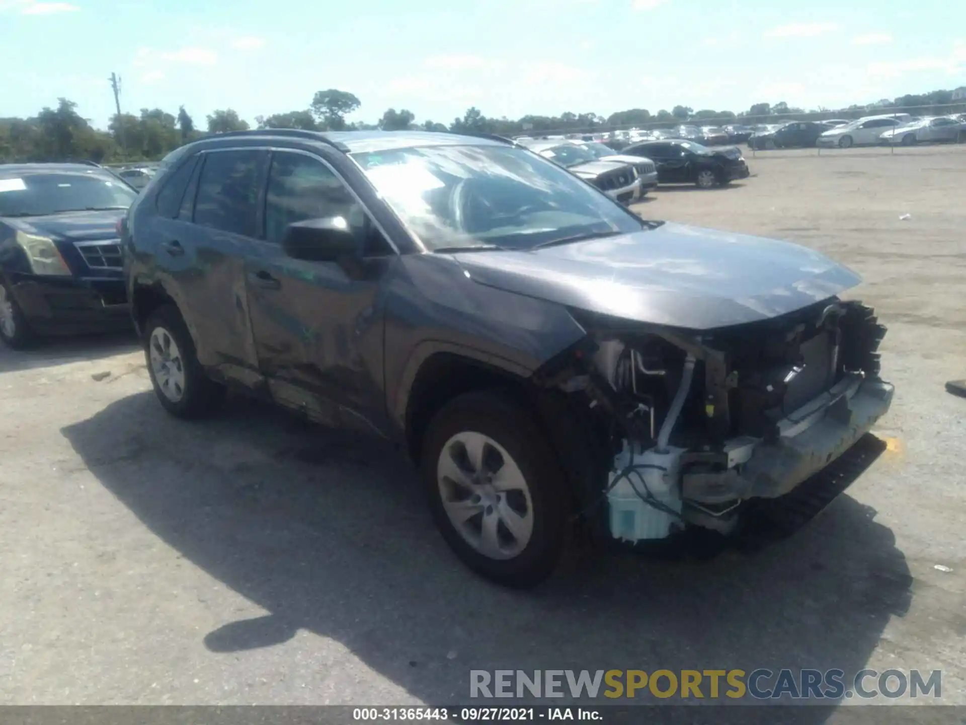 1 Photograph of a damaged car 2T3F1RFV7MC184502 TOYOTA RAV4 2021