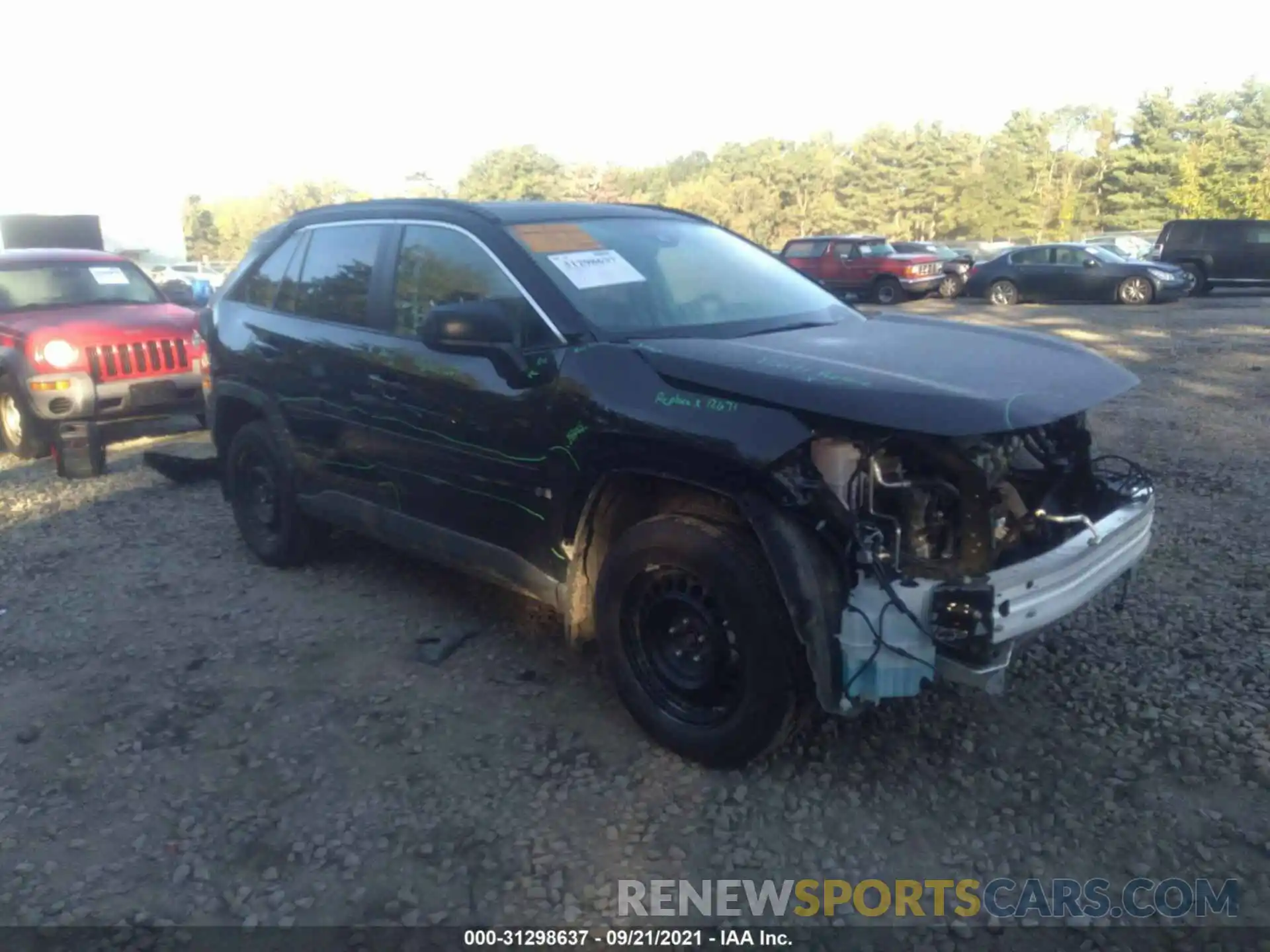 1 Photograph of a damaged car 2T3F1RFV7MC212752 TOYOTA RAV4 2021