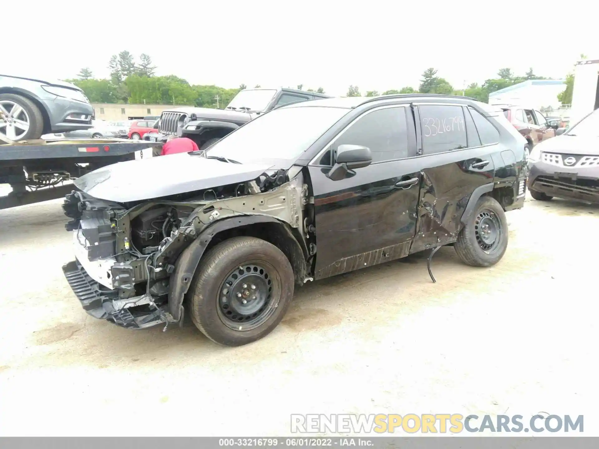 2 Photograph of a damaged car 2T3F1RFV7MC232046 TOYOTA RAV4 2021