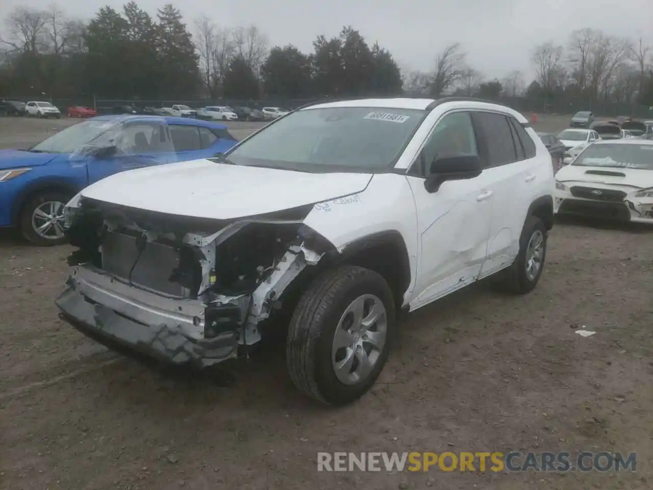 2 Photograph of a damaged car 2T3F1RFV7MC235318 TOYOTA RAV4 2021