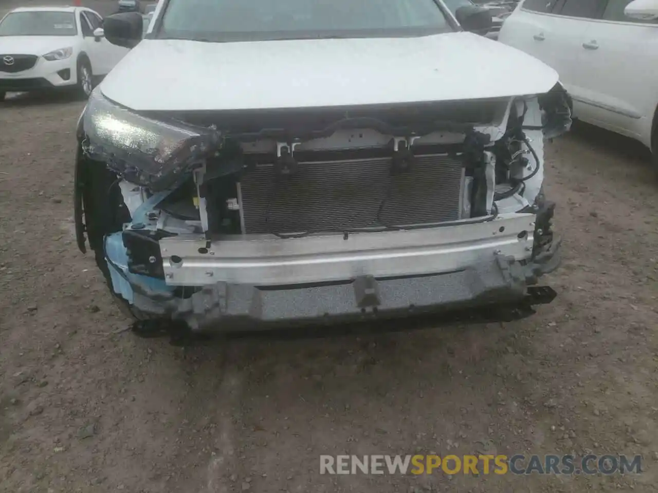 9 Photograph of a damaged car 2T3F1RFV7MC235318 TOYOTA RAV4 2021