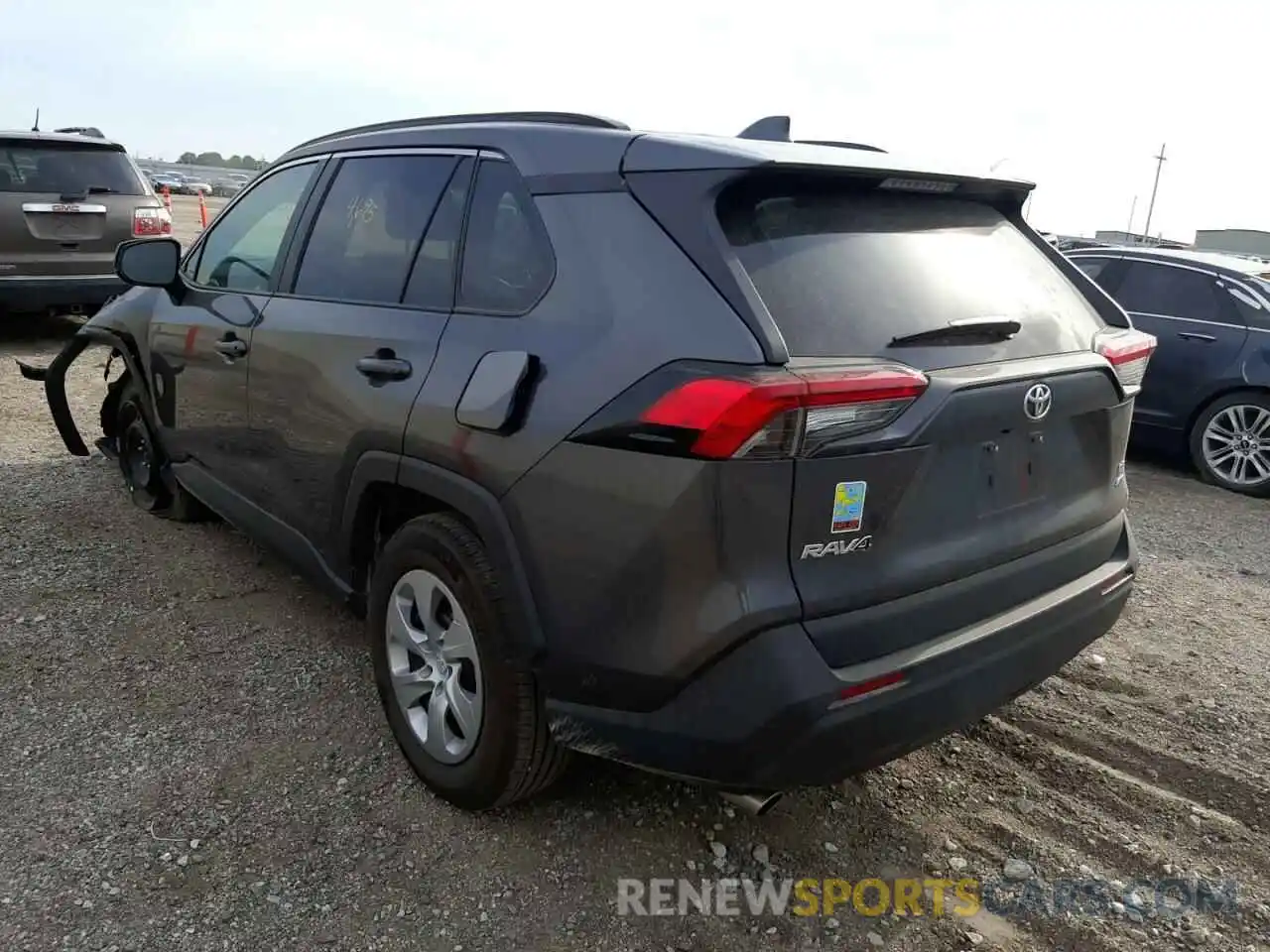 3 Фотография поврежденного автомобиля 2T3F1RFV7MC255827 TOYOTA RAV4 2021