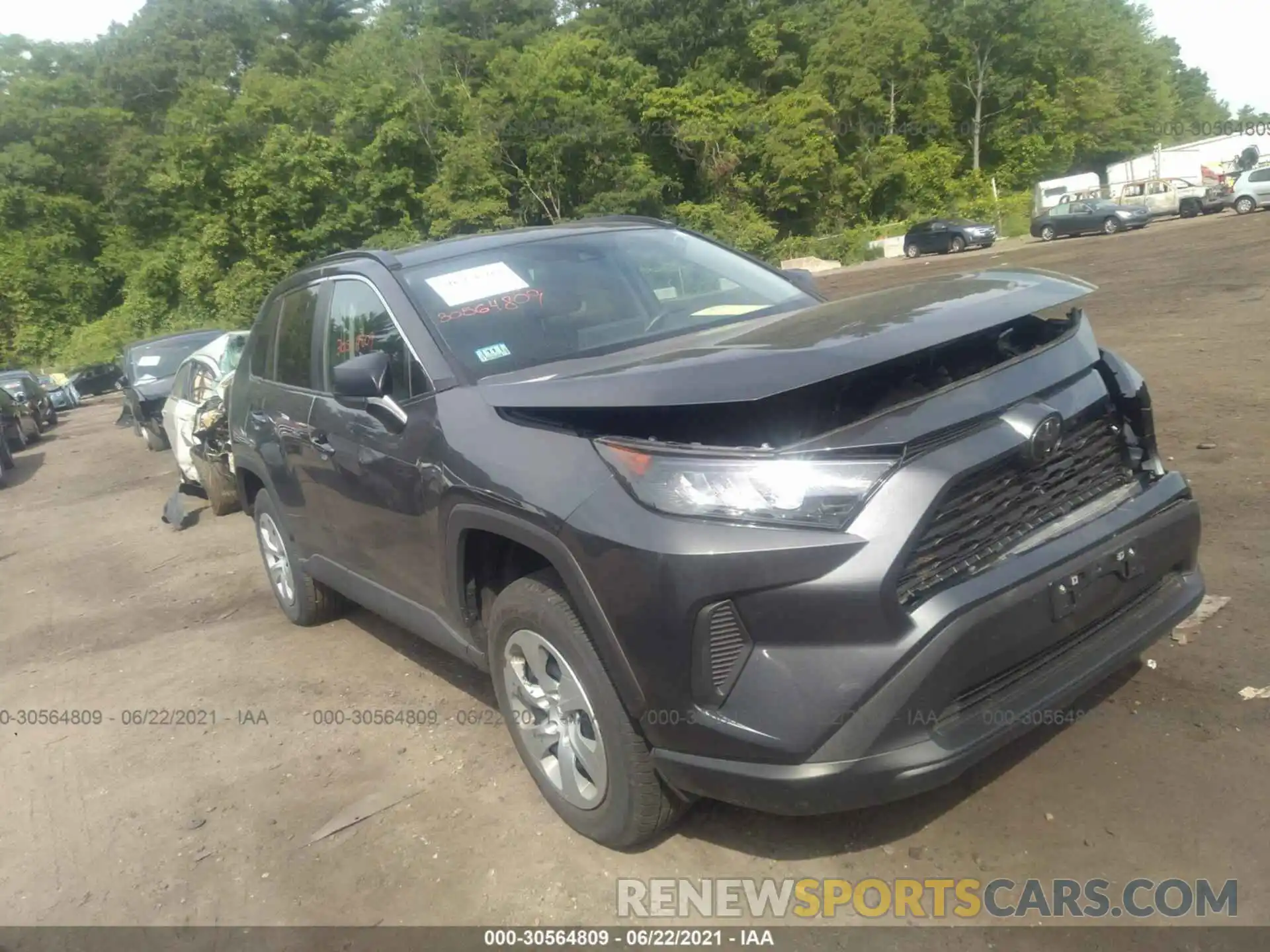 1 Photograph of a damaged car 2T3F1RFV7MW146914 TOYOTA RAV4 2021