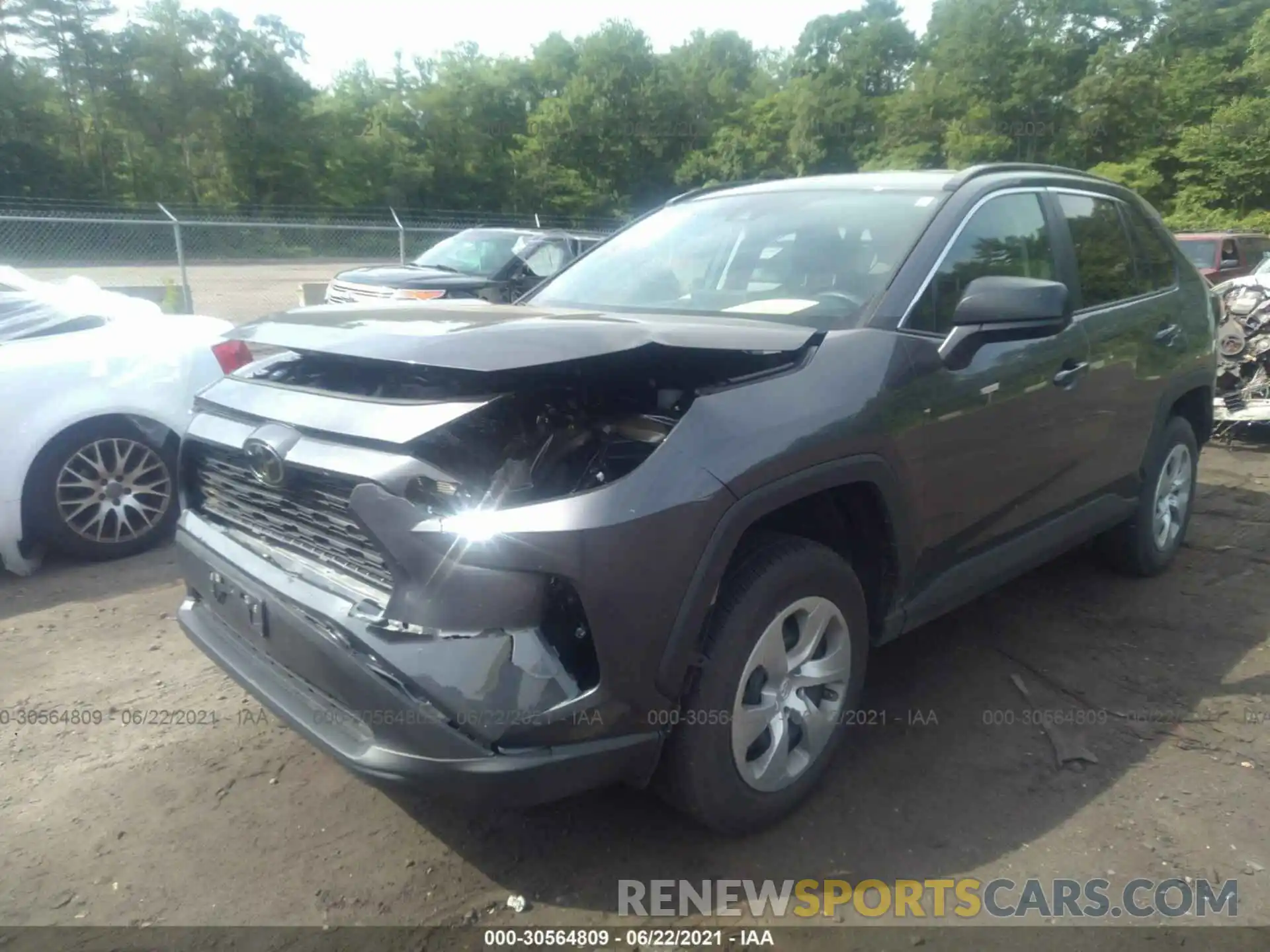 2 Photograph of a damaged car 2T3F1RFV7MW146914 TOYOTA RAV4 2021