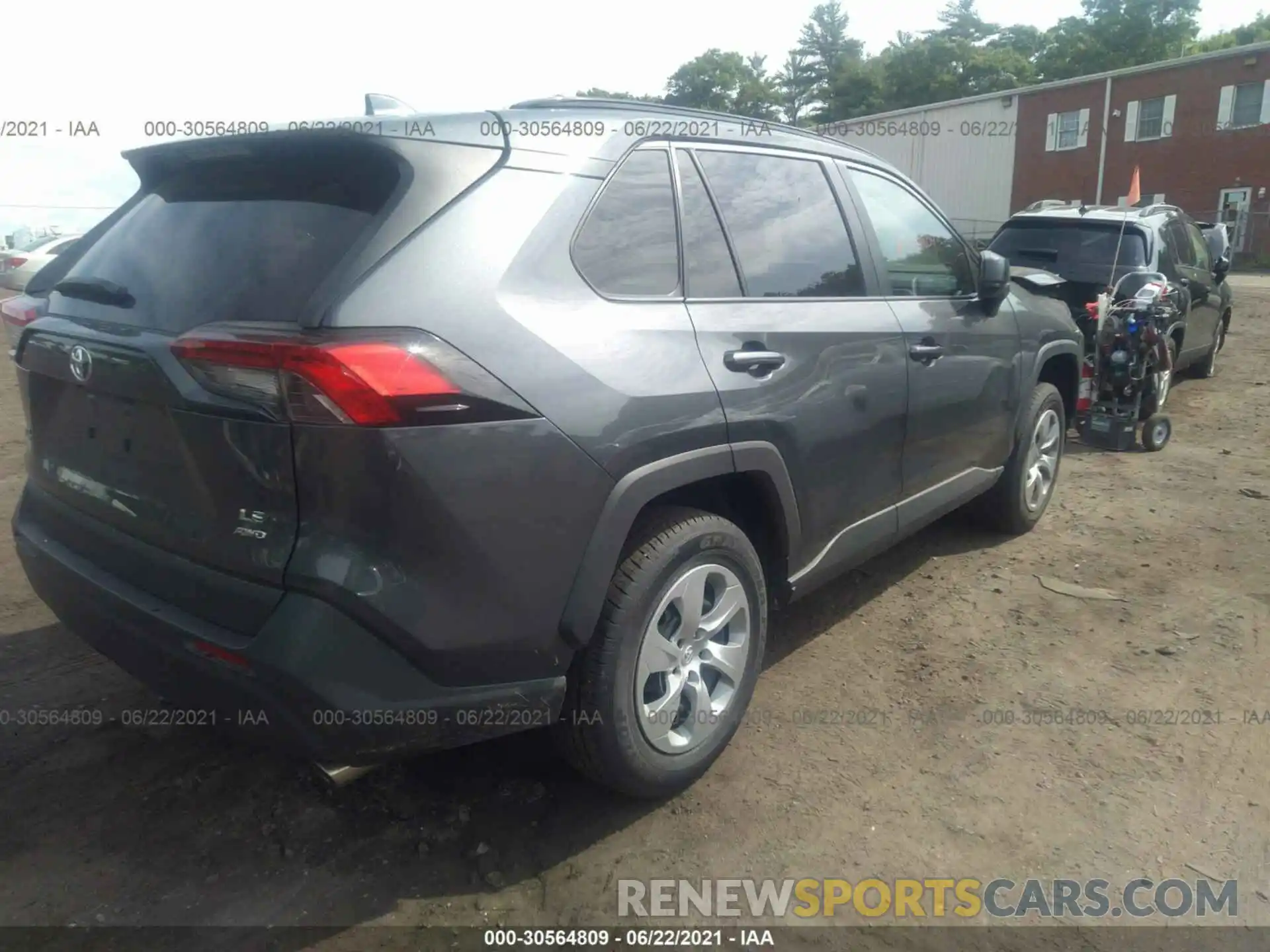 4 Photograph of a damaged car 2T3F1RFV7MW146914 TOYOTA RAV4 2021