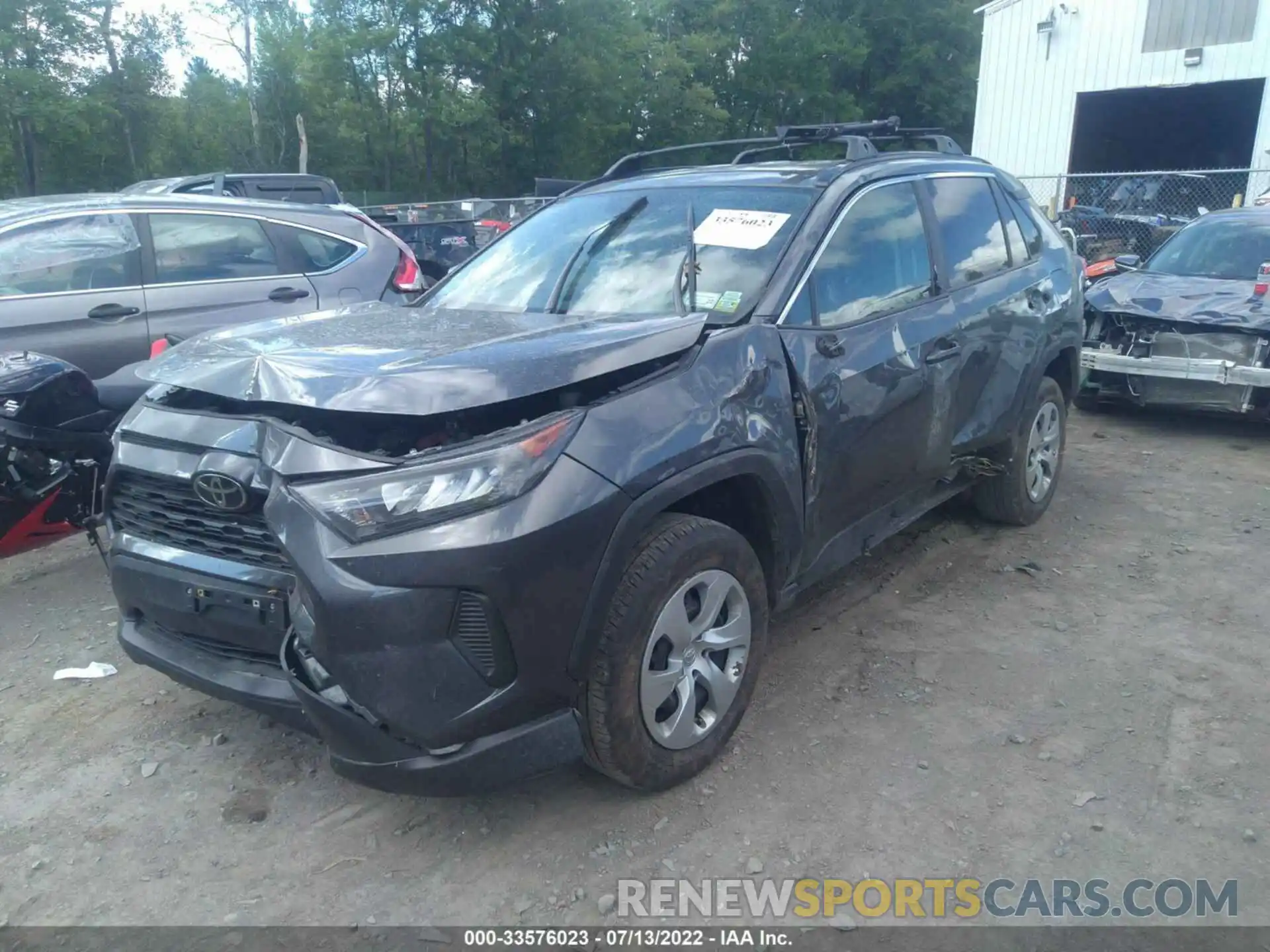 2 Photograph of a damaged car 2T3F1RFV7MW149179 TOYOTA RAV4 2021