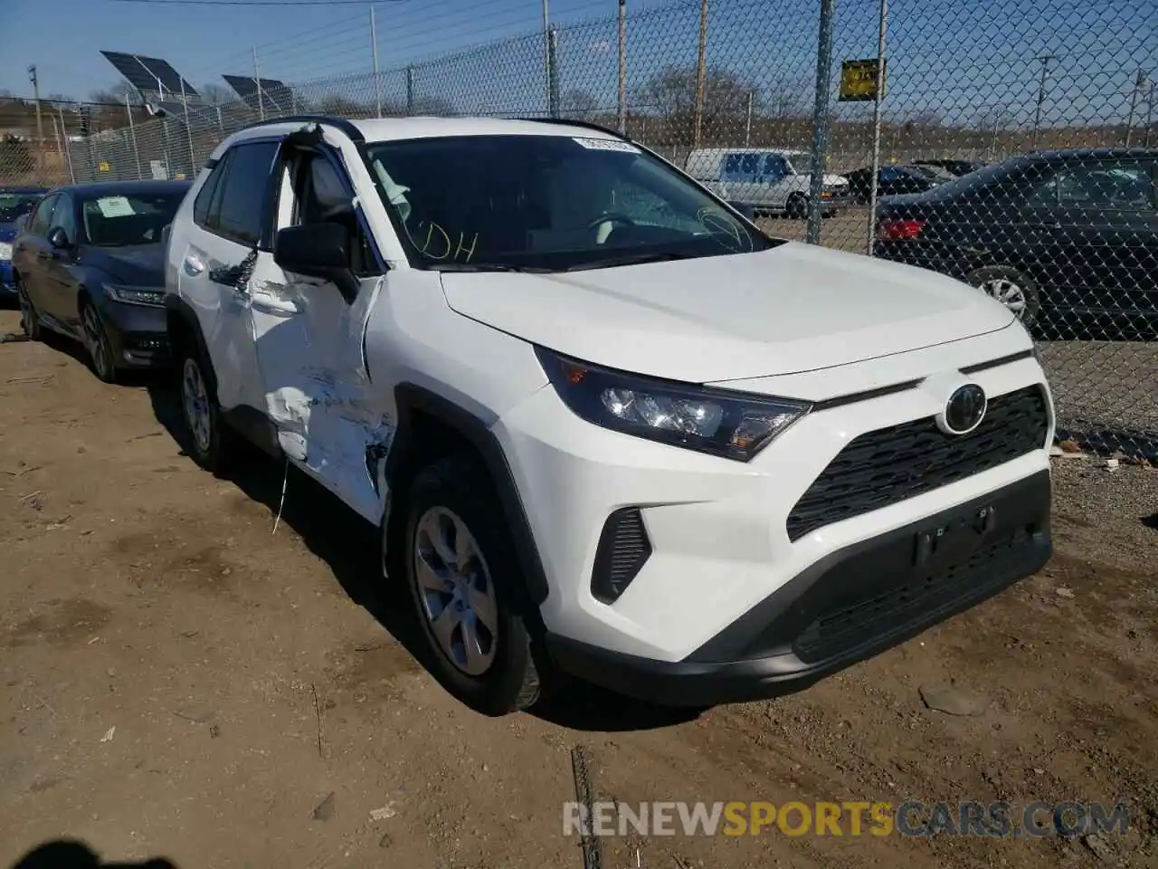 1 Photograph of a damaged car 2T3F1RFV7MW157699 TOYOTA RAV4 2021