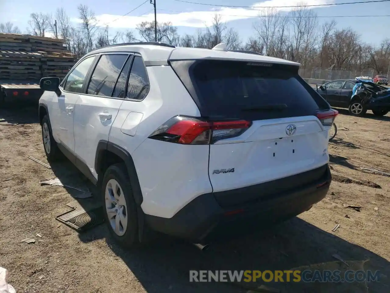 3 Photograph of a damaged car 2T3F1RFV7MW157699 TOYOTA RAV4 2021