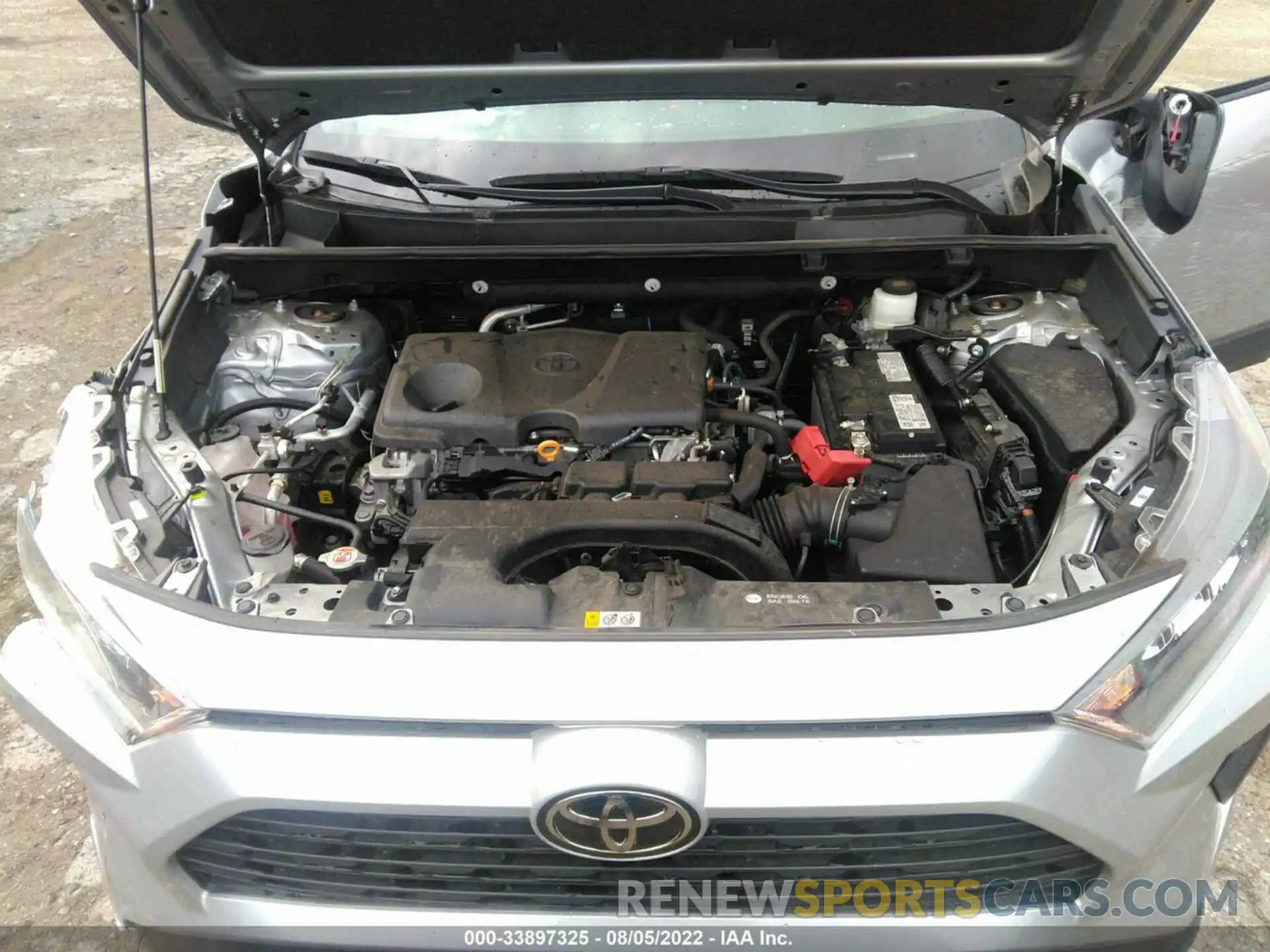 10 Фотография поврежденного автомобиля 2T3F1RFV7MW166936 TOYOTA RAV4 2021