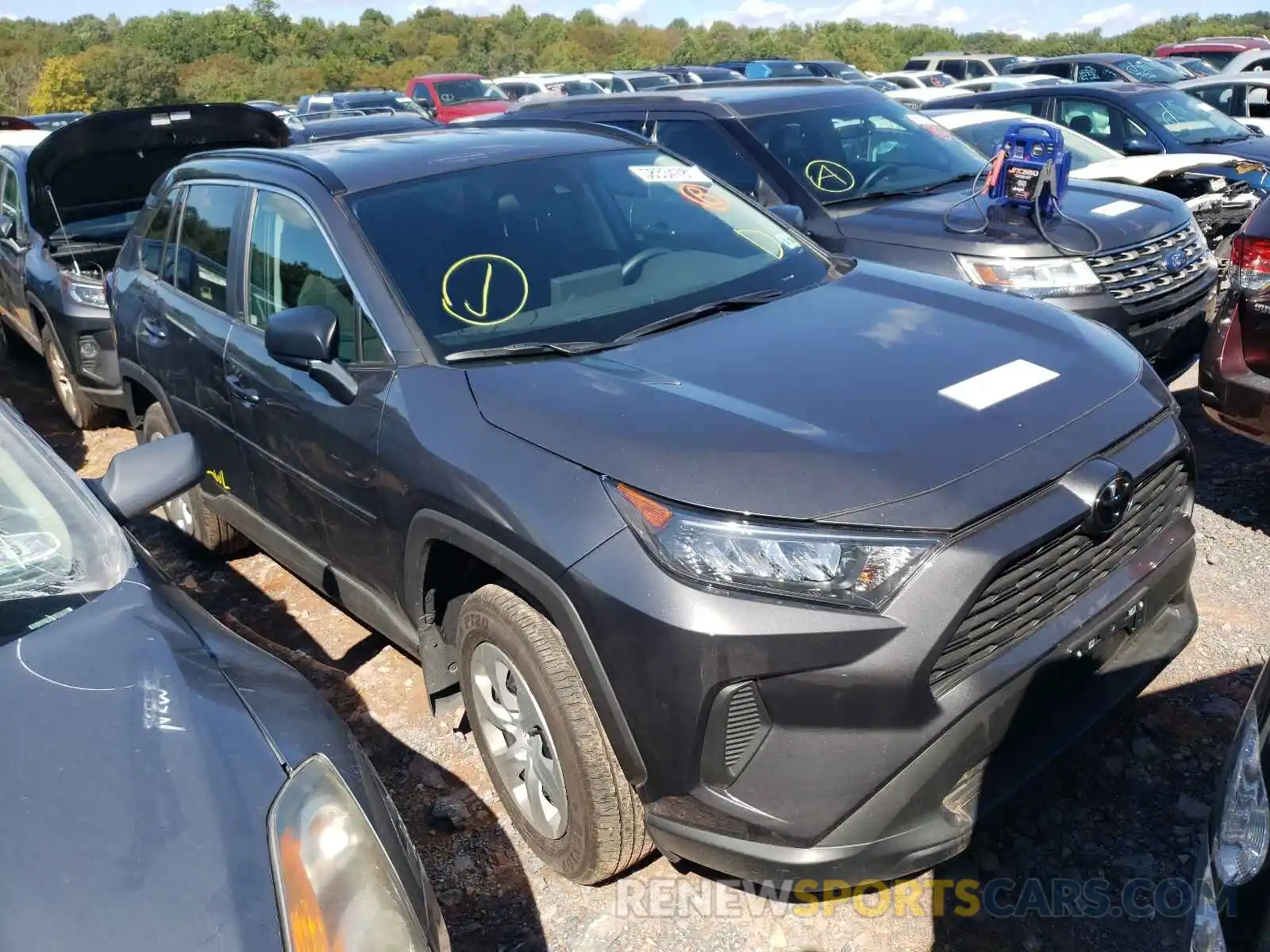 1 Photograph of a damaged car 2T3F1RFV7MW177869 TOYOTA RAV4 2021