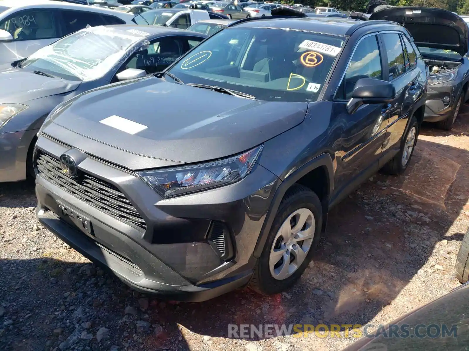 2 Photograph of a damaged car 2T3F1RFV7MW177869 TOYOTA RAV4 2021