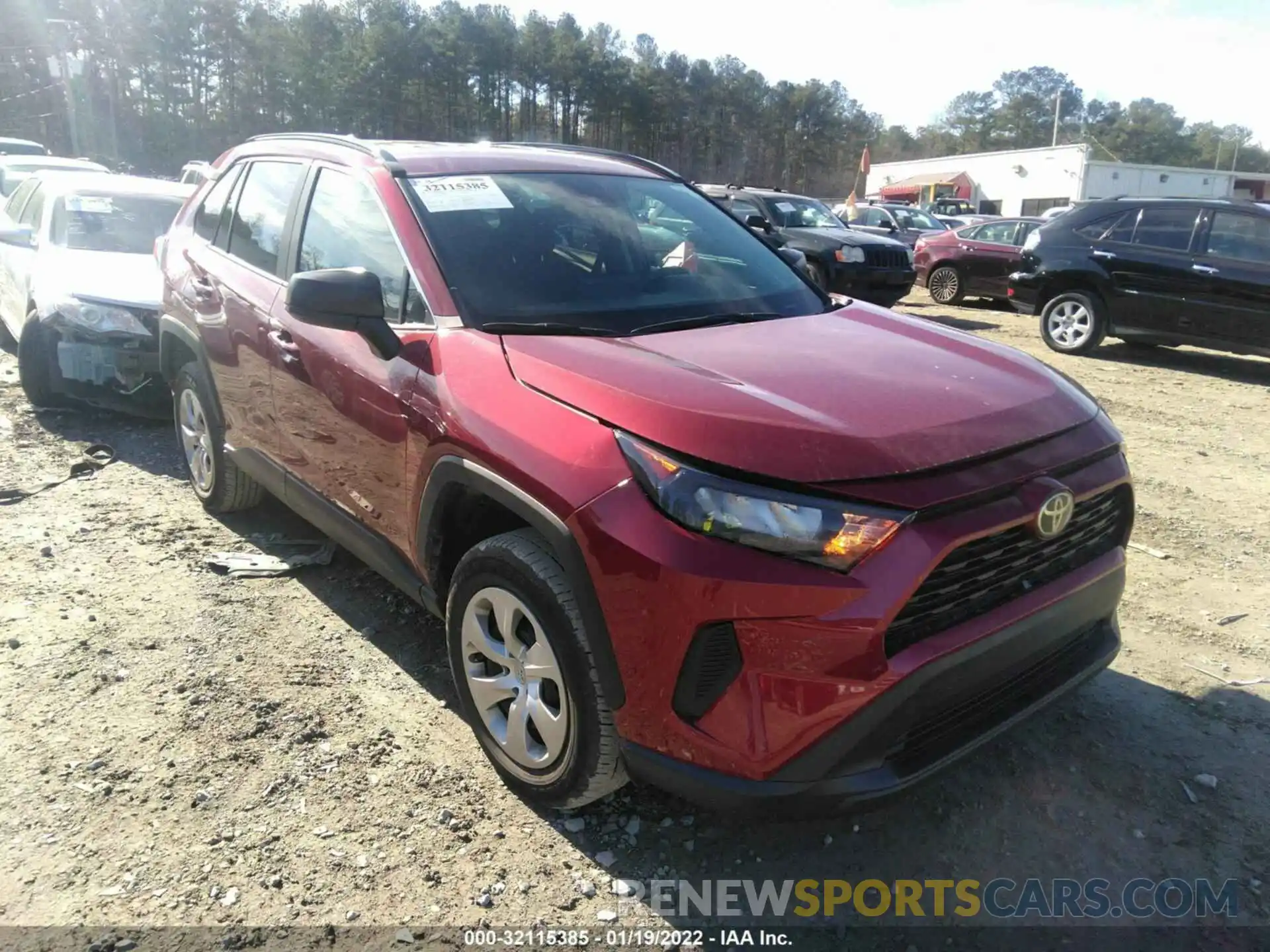 1 Фотография поврежденного автомобиля 2T3F1RFV7MW181470 TOYOTA RAV4 2021